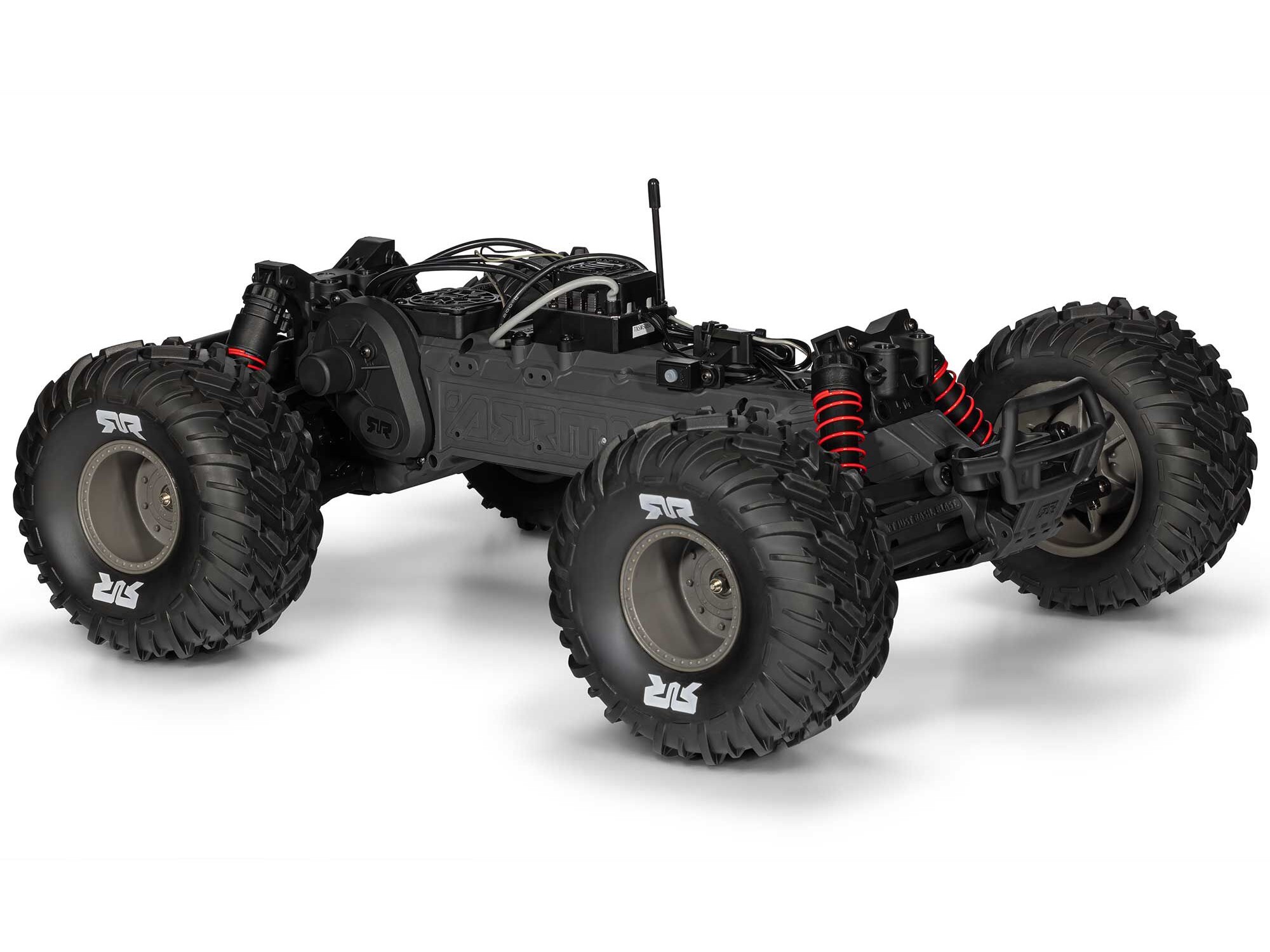 1/10 GORGON 223S 2WD RTR Monster Truck, Red/Black-12