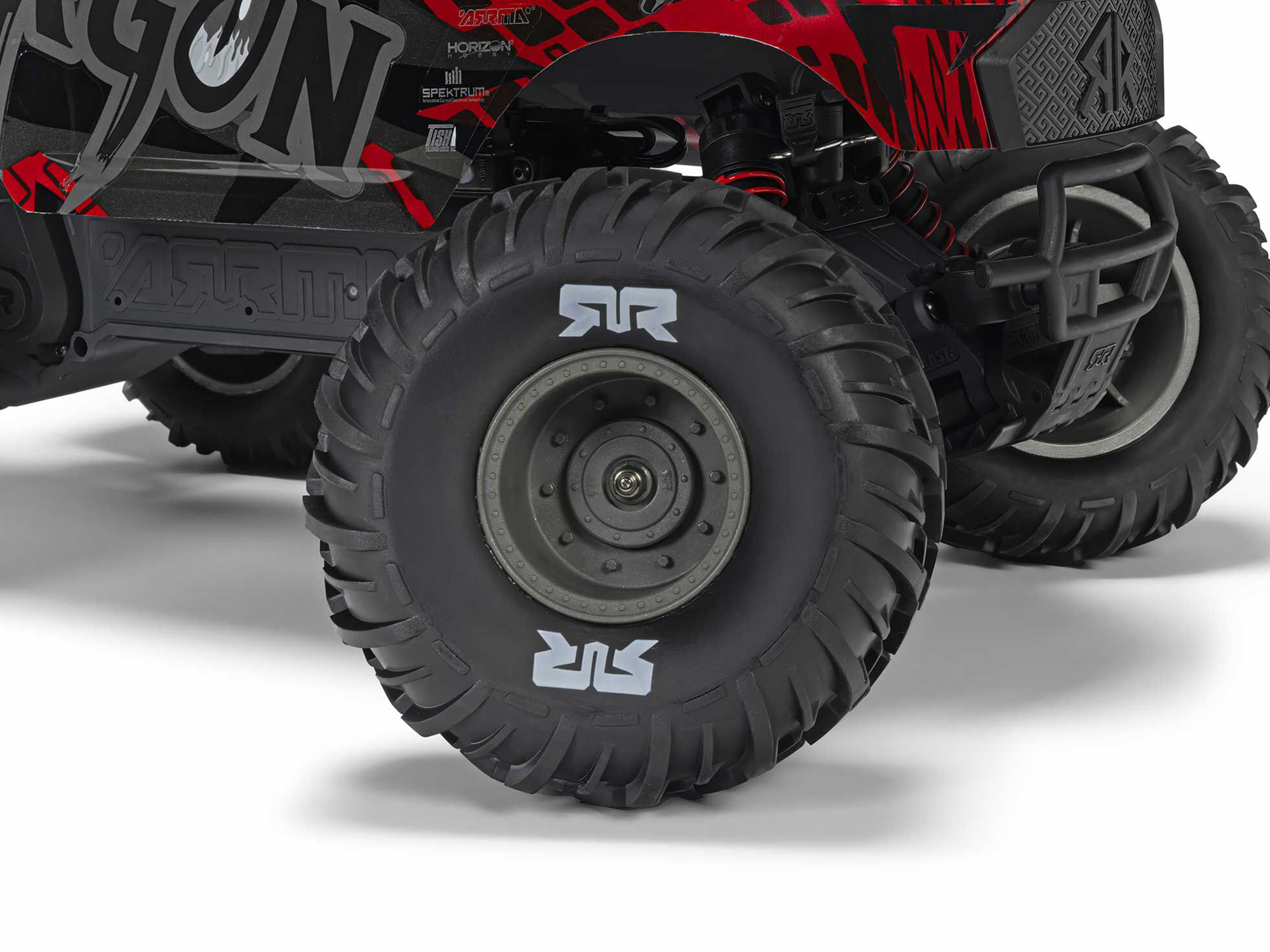 1/10 GORGON 223S 2WD RTR Monster Truck, Red/Black-17