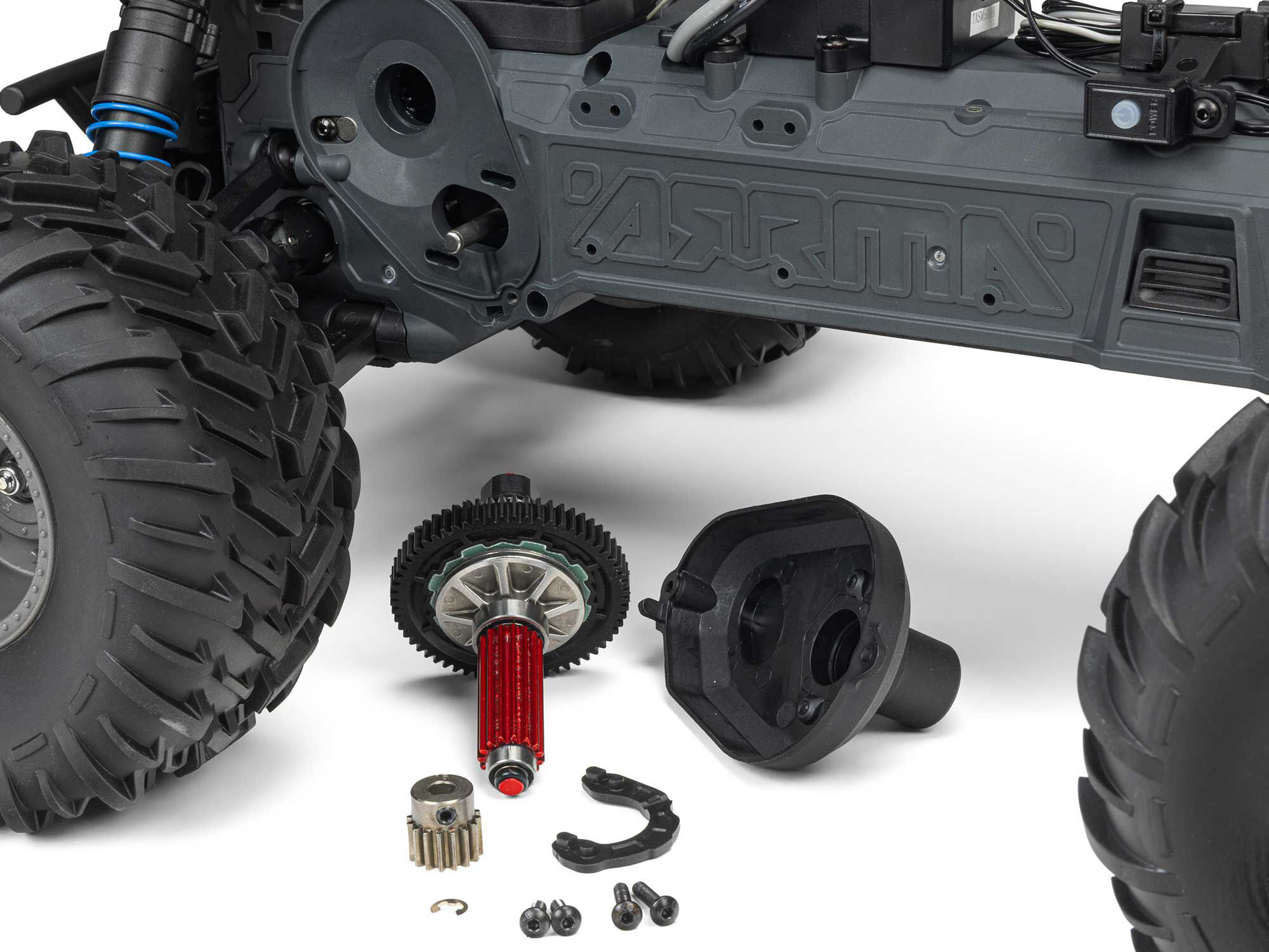 1/10 GORGON 223S 2WD RTR Monster Truck, Red/Black-20
