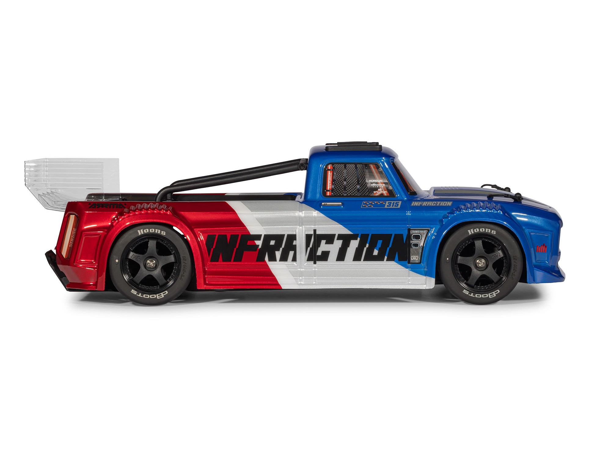 1/8 INFRACTION 223S DSC 4X4 RTR Street Bash, Blue/Red-4