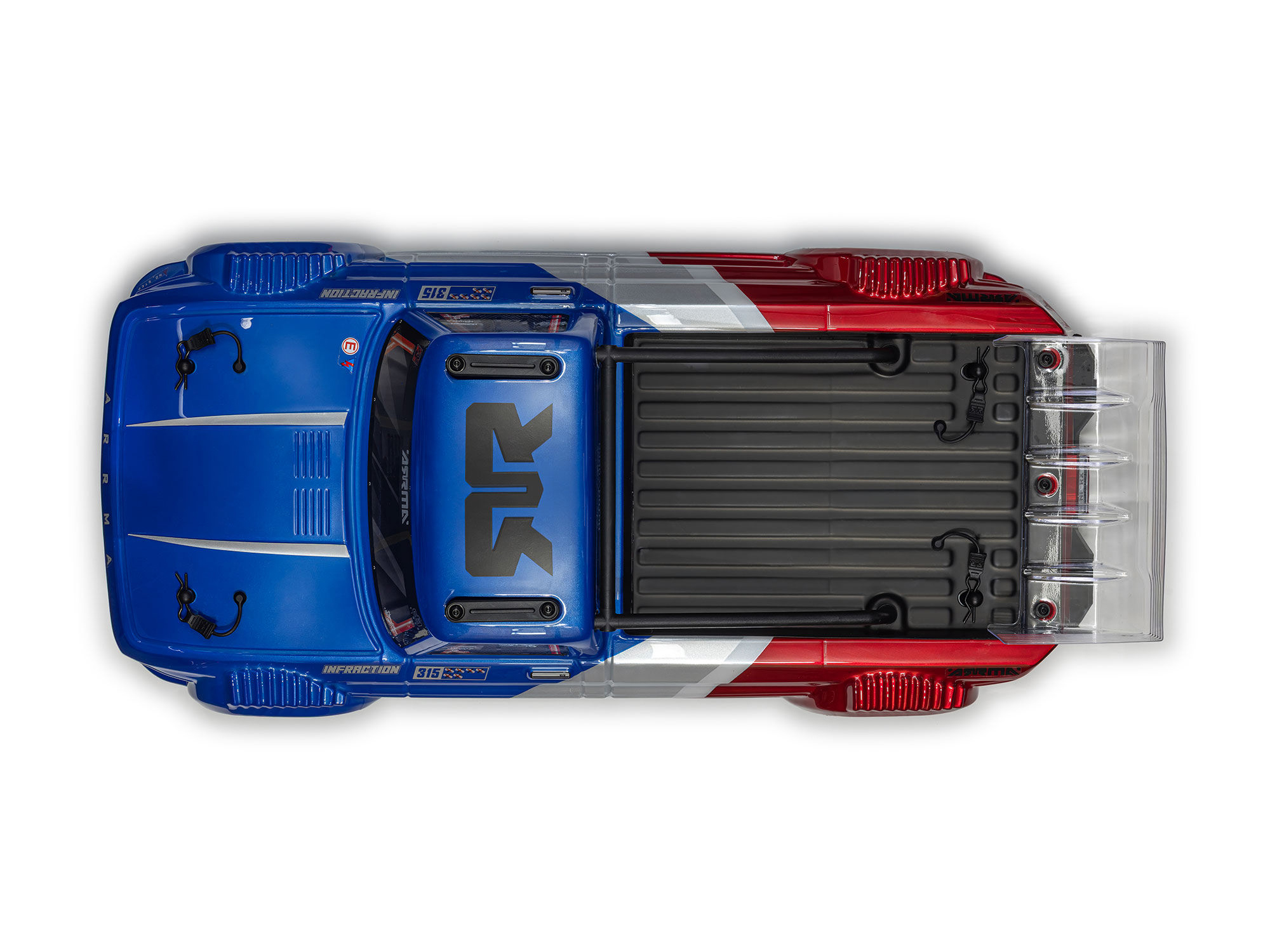 1/8 INFRACTION 223S DSC 4X4 RTR Street Bash, Blue/Red-6