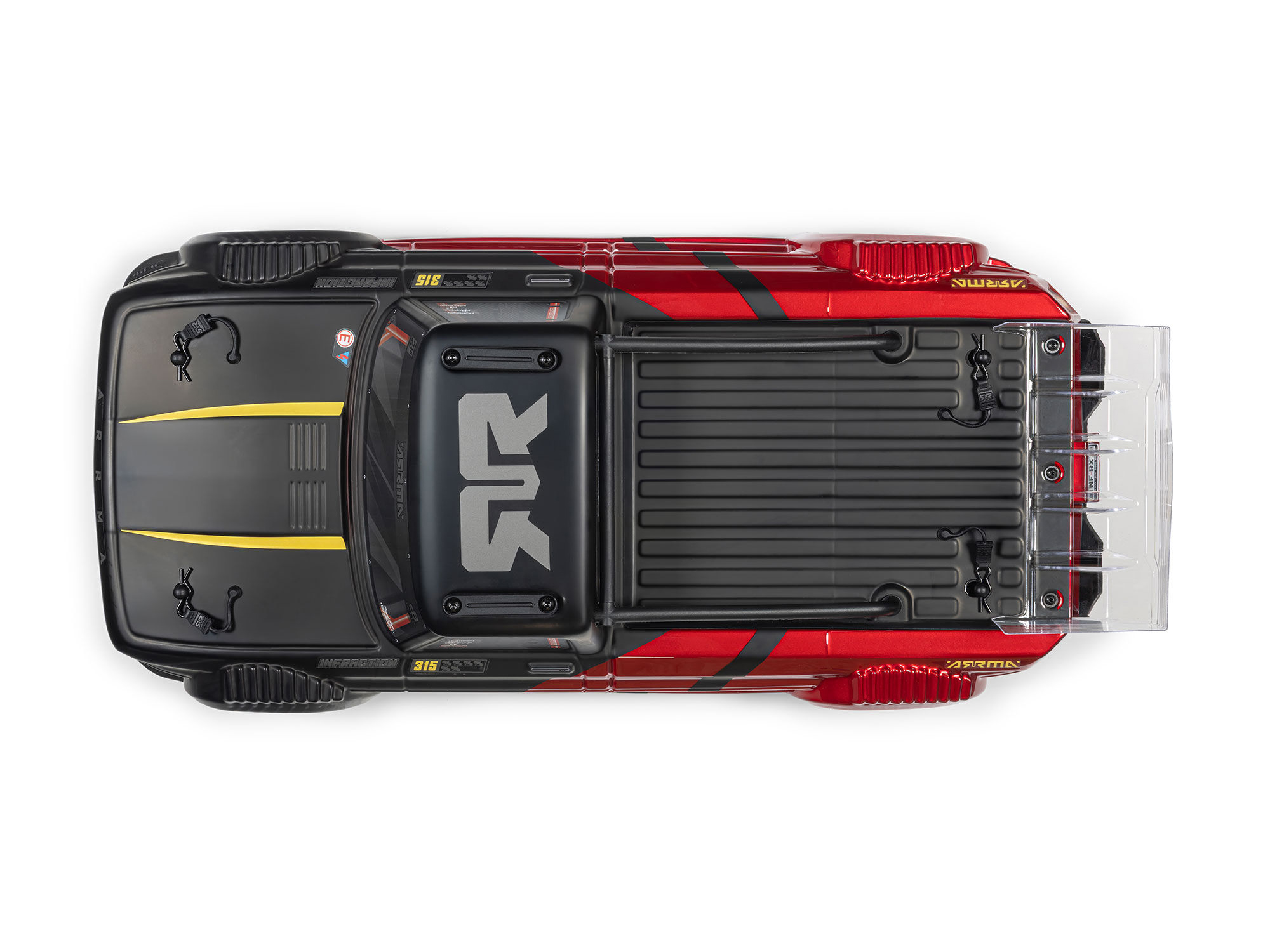 1/8 INFRACTION 223S DSC 4X4 RTR Street Bash, Red/Black-6