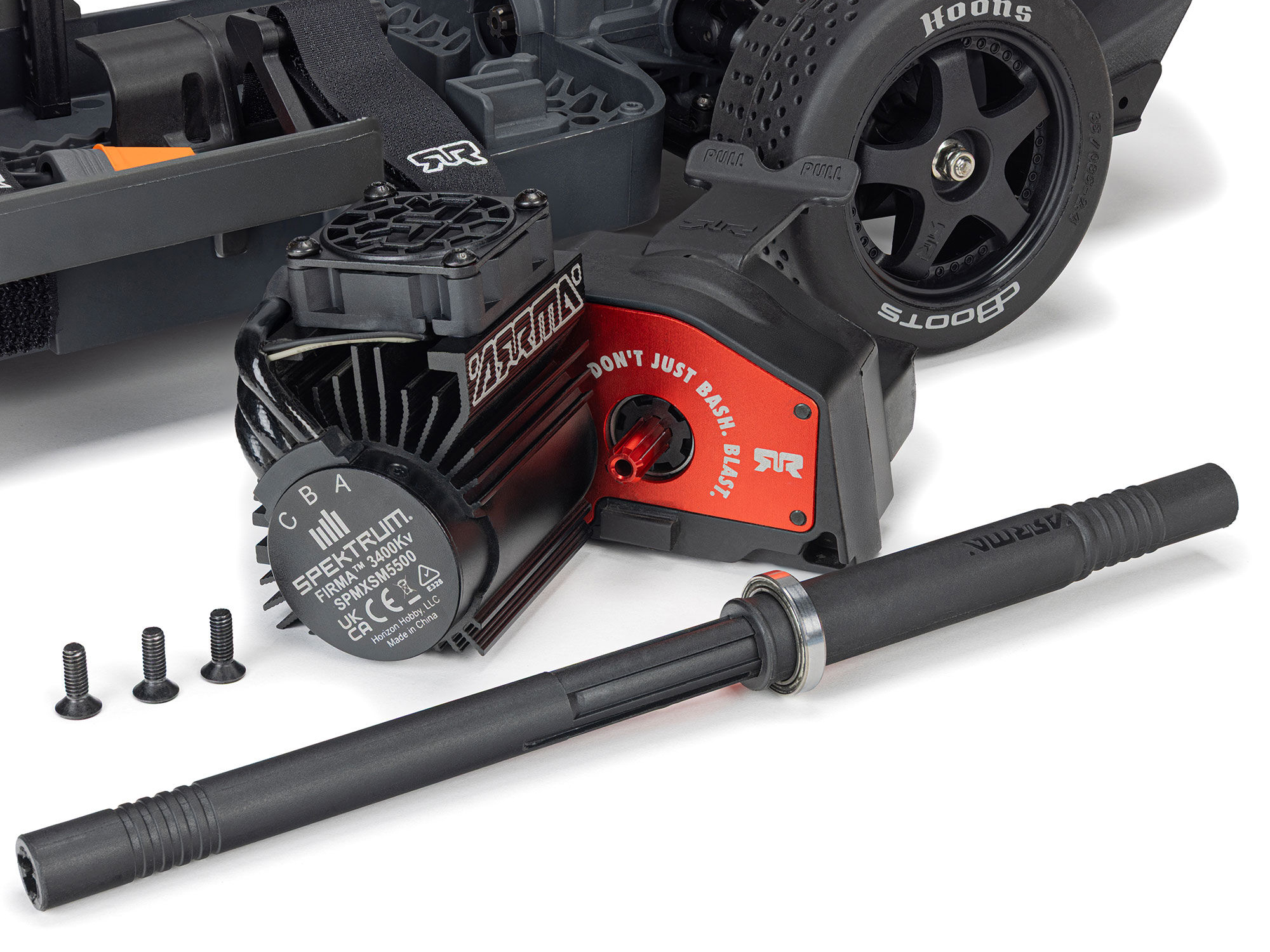1/8 INFRACTION 223S DSC 4X4 RTR Street Bash, Red/Black-15