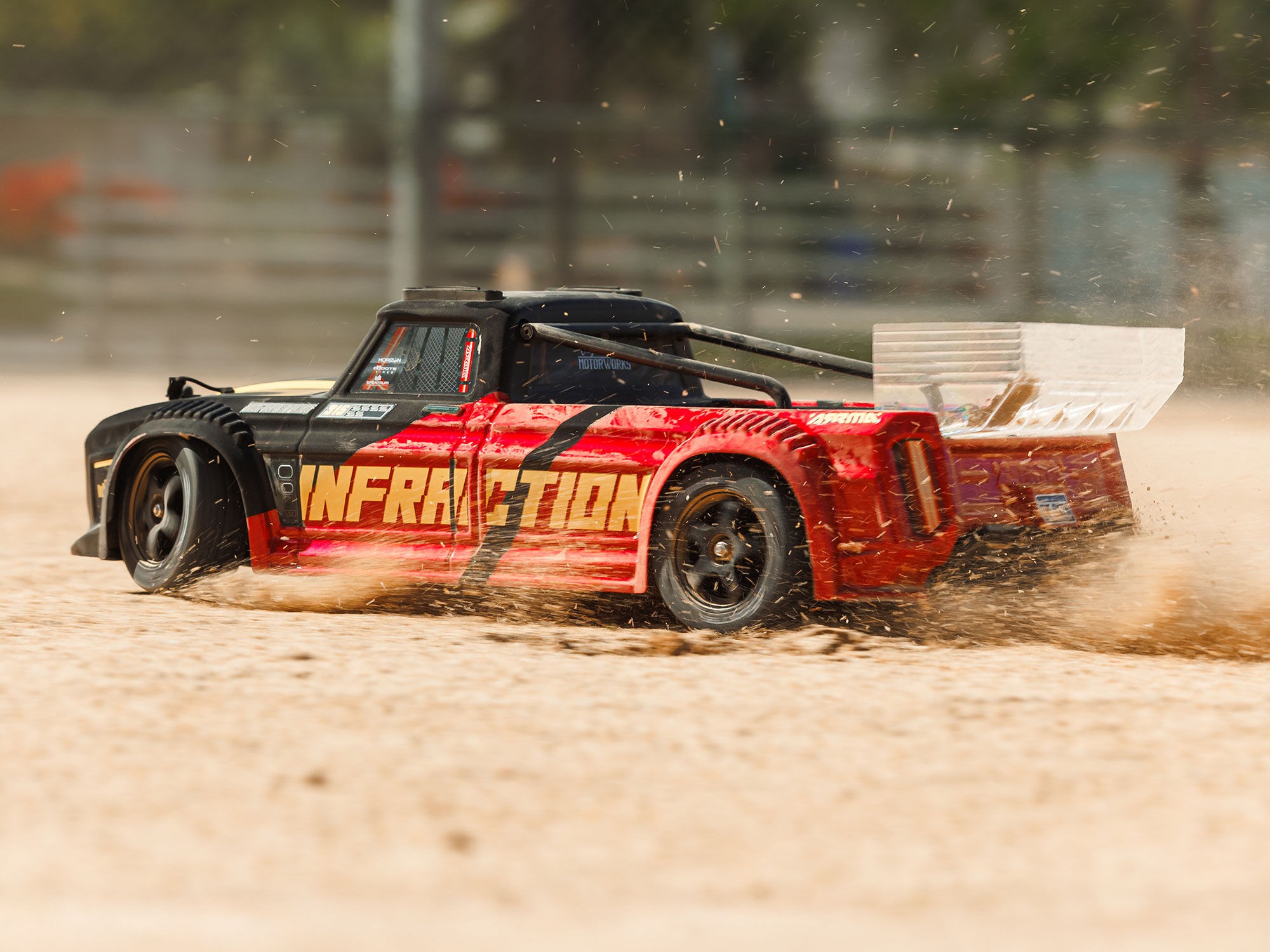 1/8 INFRACTION 223S DSC 4X4 RTR Street Bash, Red/Black-19