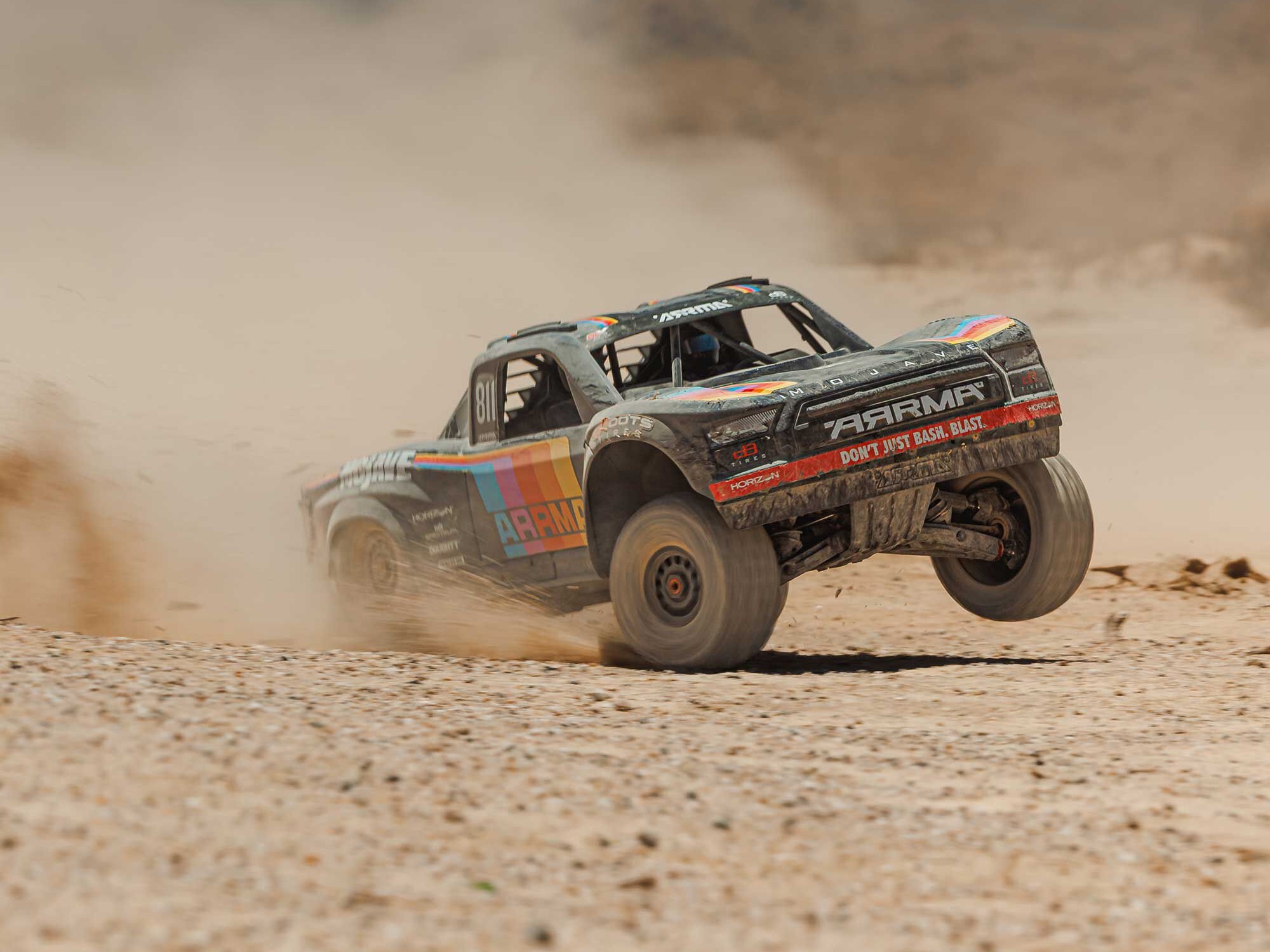 1/7 MOJAVE 6S 4X4 RTR Brushless Desert Truck, Blue-26