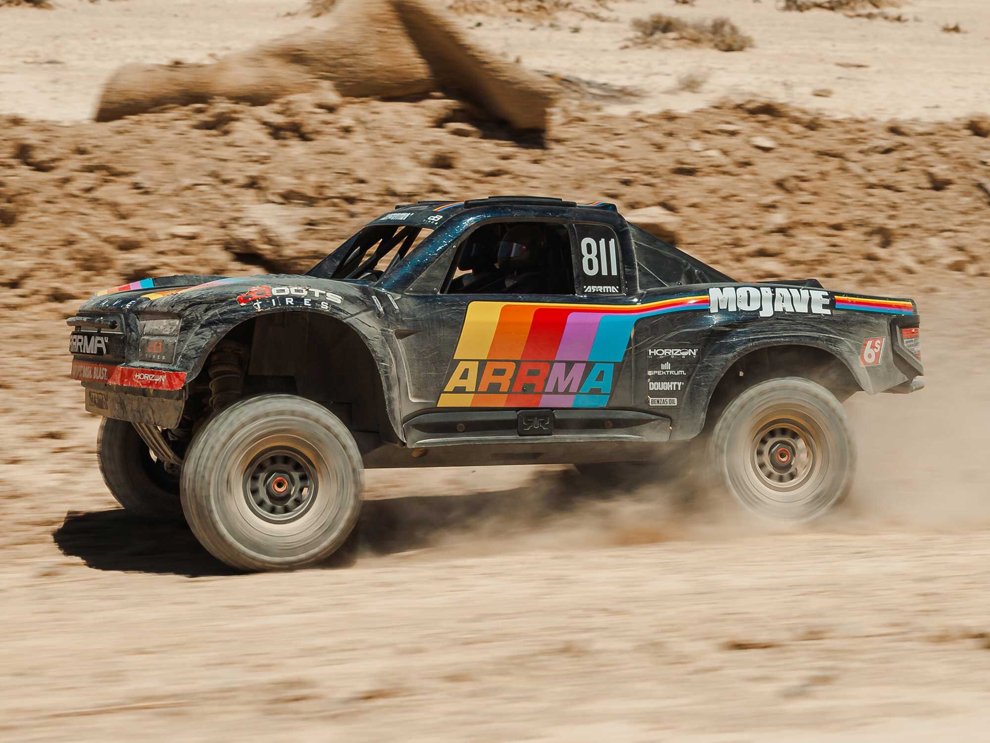 1/7 MOJAVE 6S 4X4 RTR Brushless Desert Truck, Blue-28