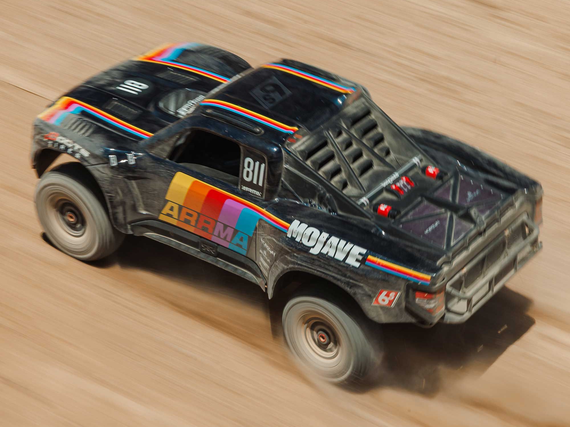 1/7 MOJAVE 6S 4X4 RTR Brushless Desert Truck, Blue-29