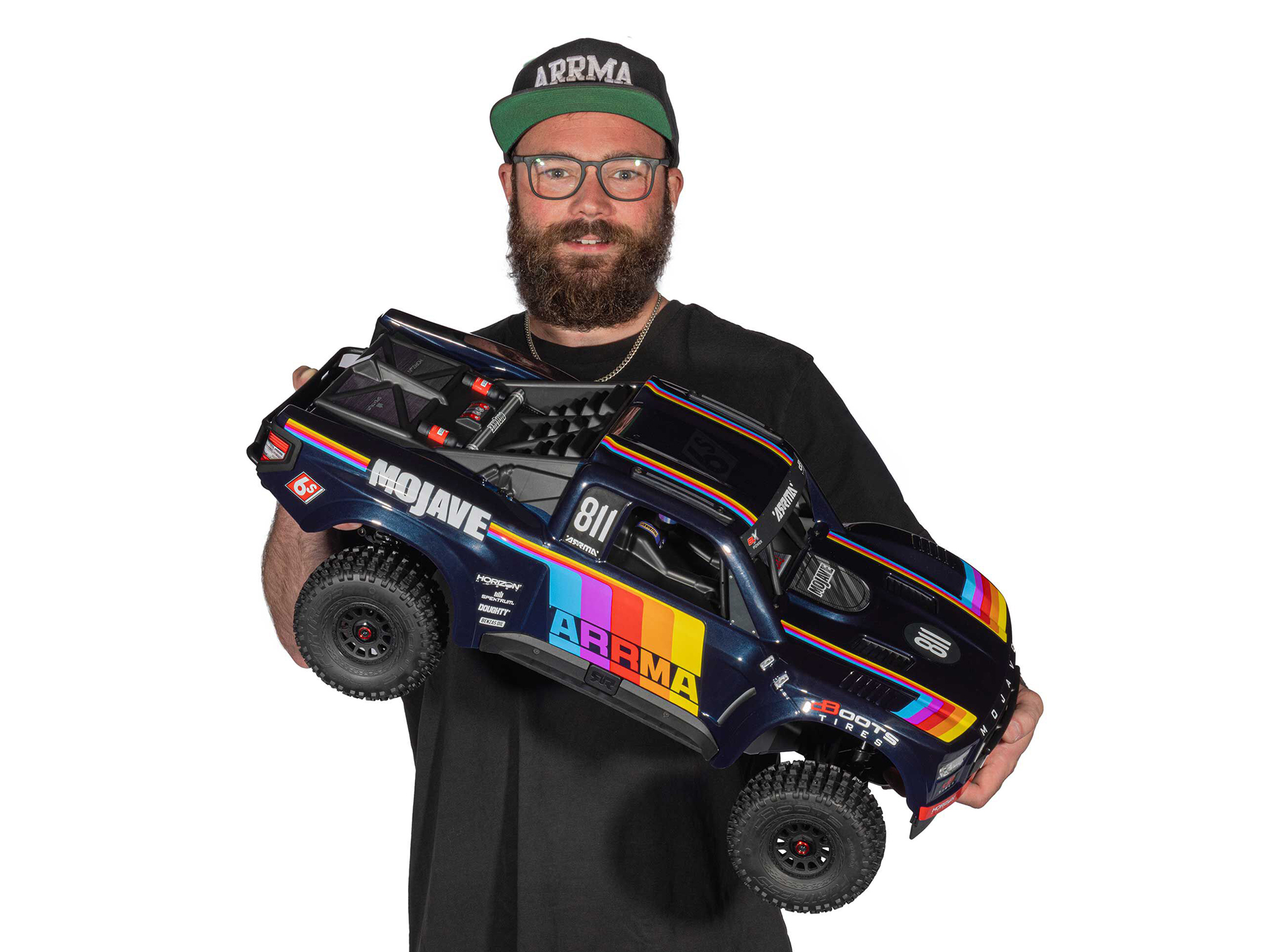 1/7 MOJAVE 6S 4X4 RTR Brushless Desert Truck, Blue-33