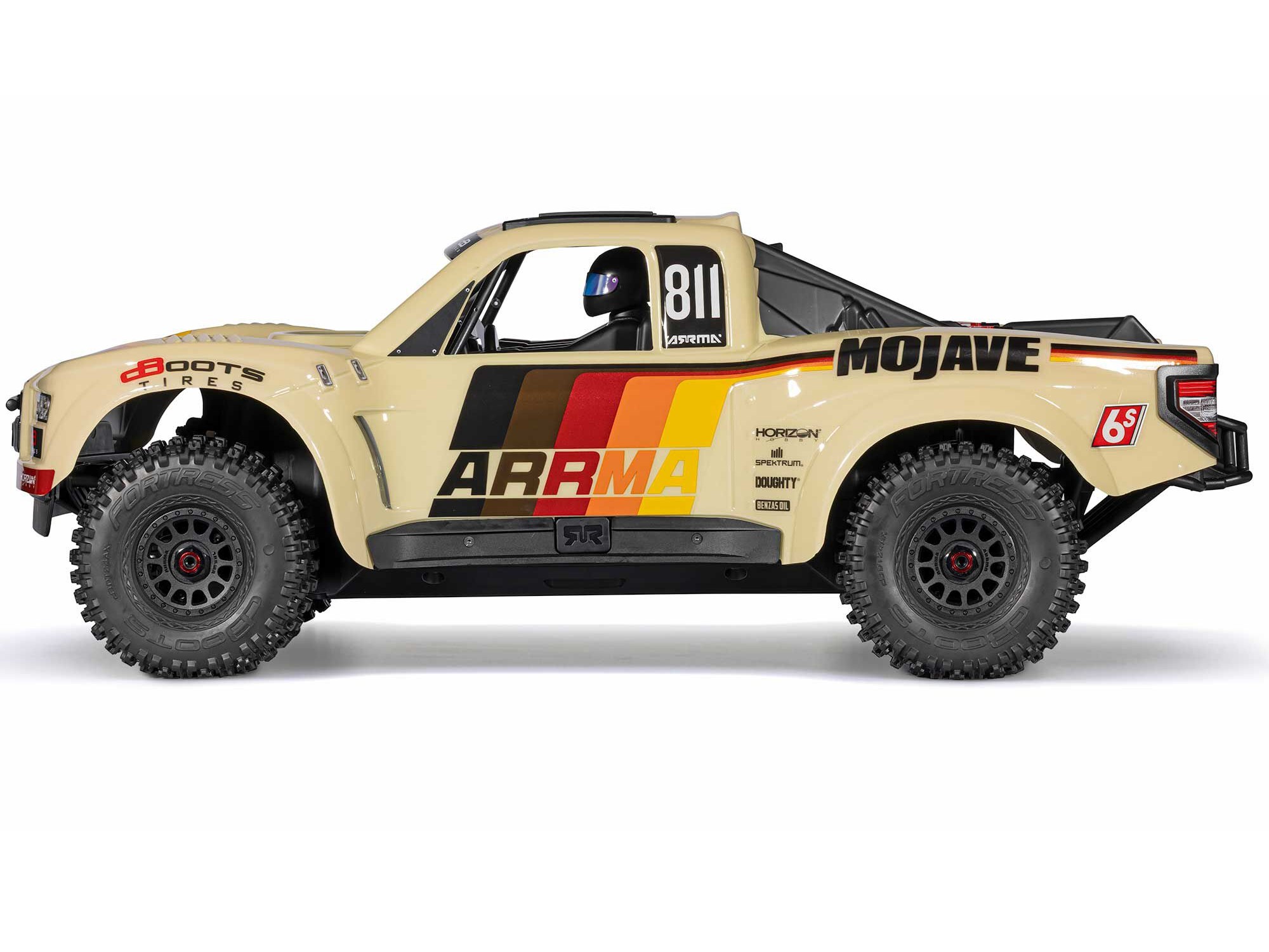 1/7 MOJAVE 6S 4X4 RTR Brushless Desert Truck, Beige-4
