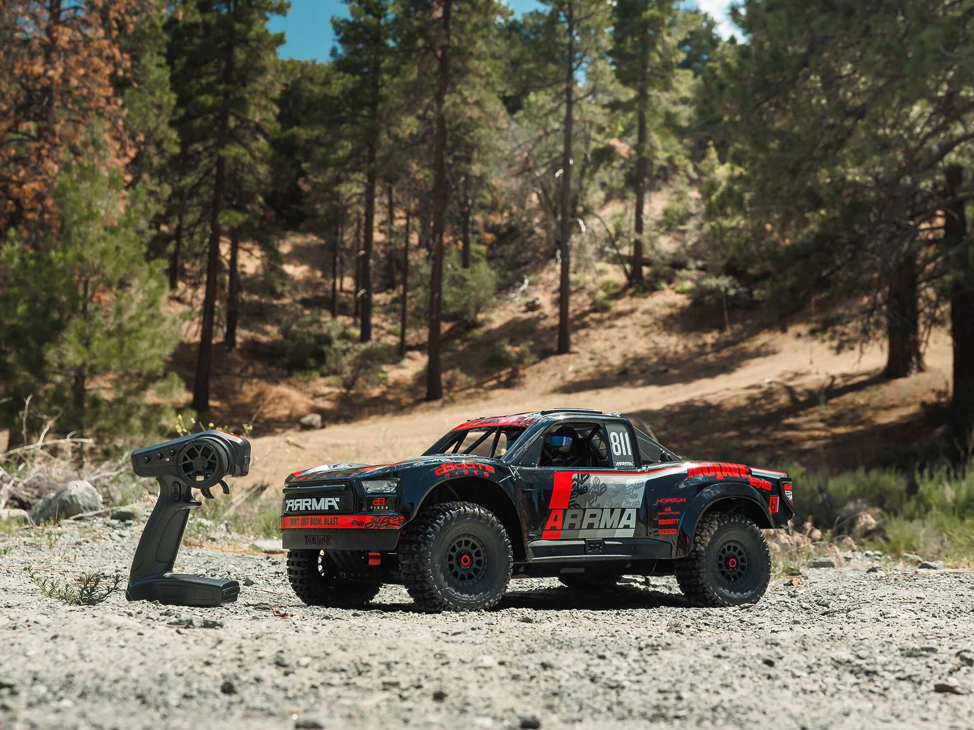 1/7 MOJAVE 6S EXB 4X4 RTR Brushless Desert Truck, Black-31