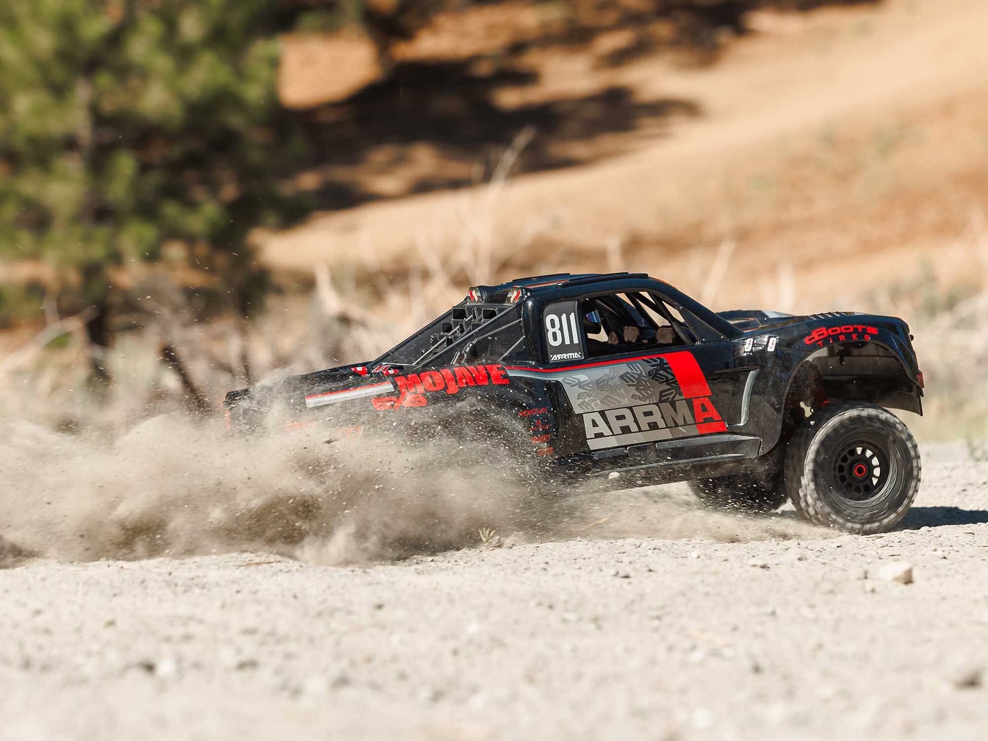 1/7 MOJAVE 6S EXB 4X4 RTR Brushless Desert Truck, Black-34
