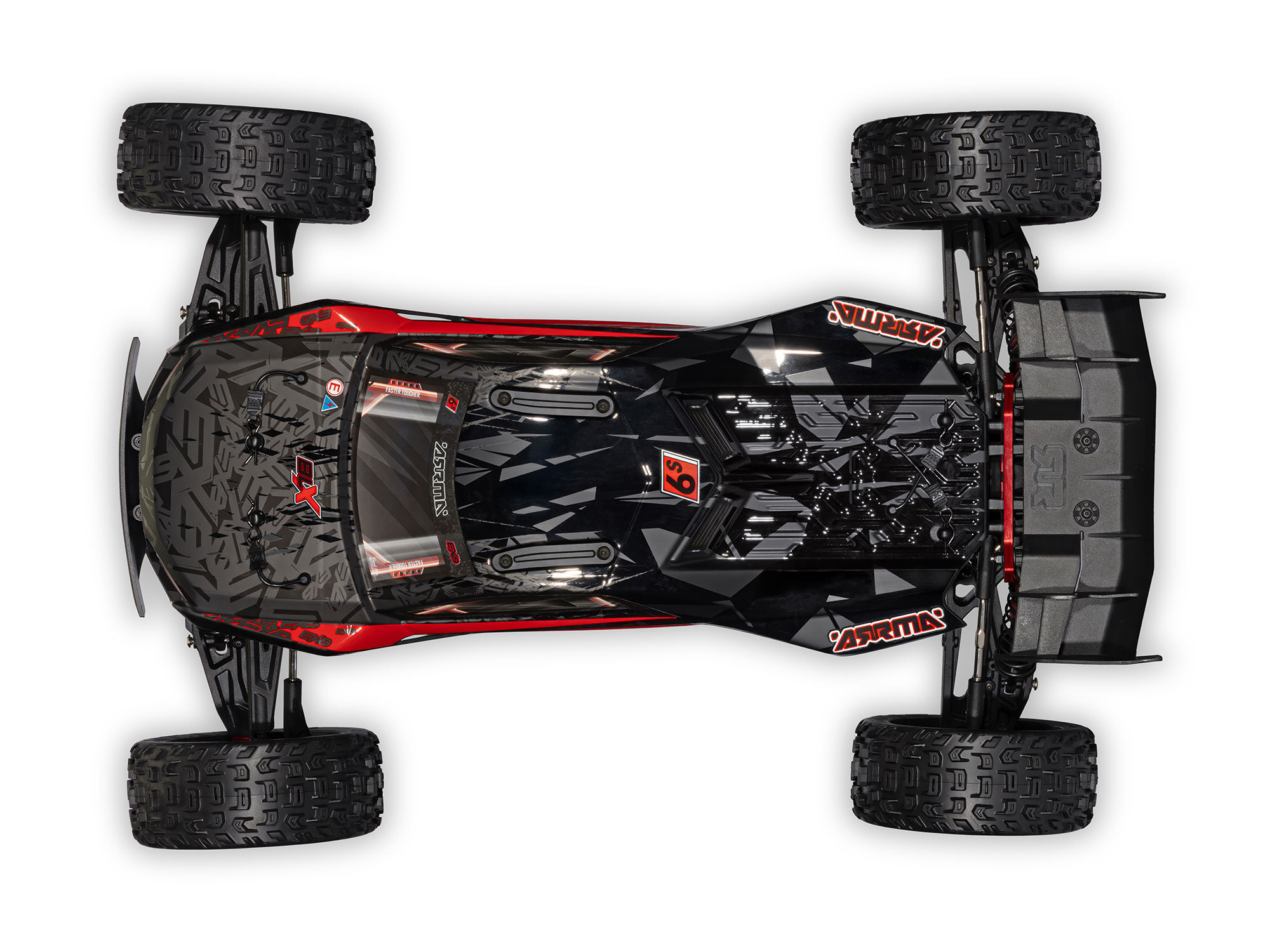 1/7 TALION 6S EXB 4X4 RTR Speed Truck, Black-9