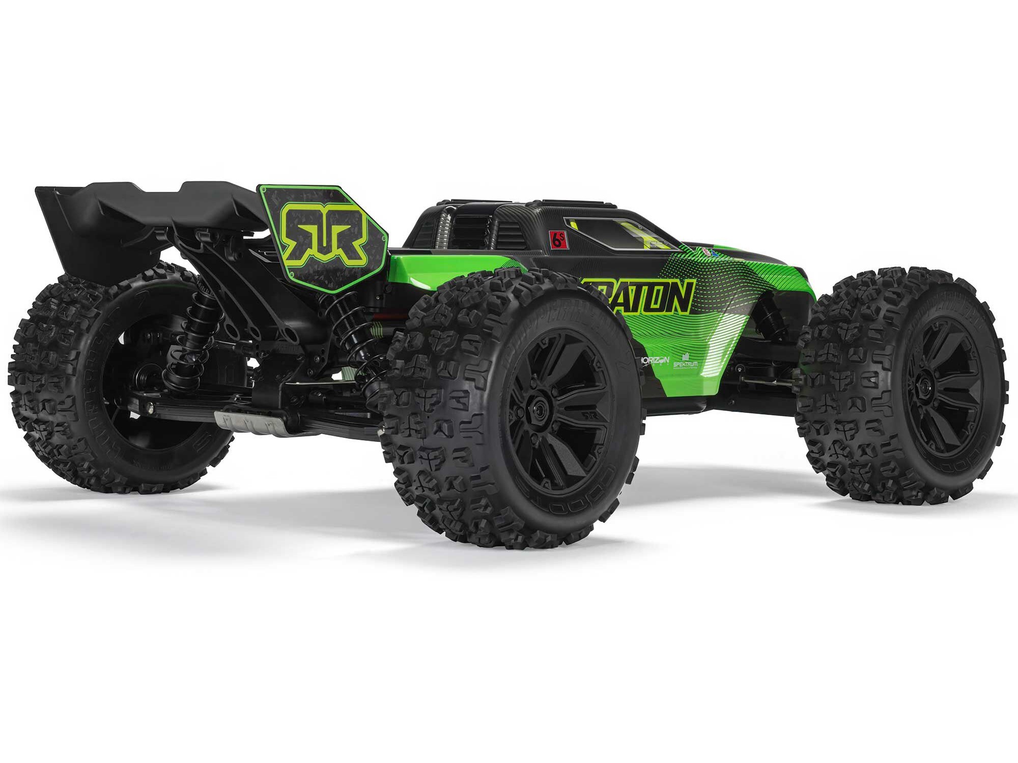 1/8 KRATON 6S V6 4X4 BLX Speed Monster Truck RTR Green/Black-3