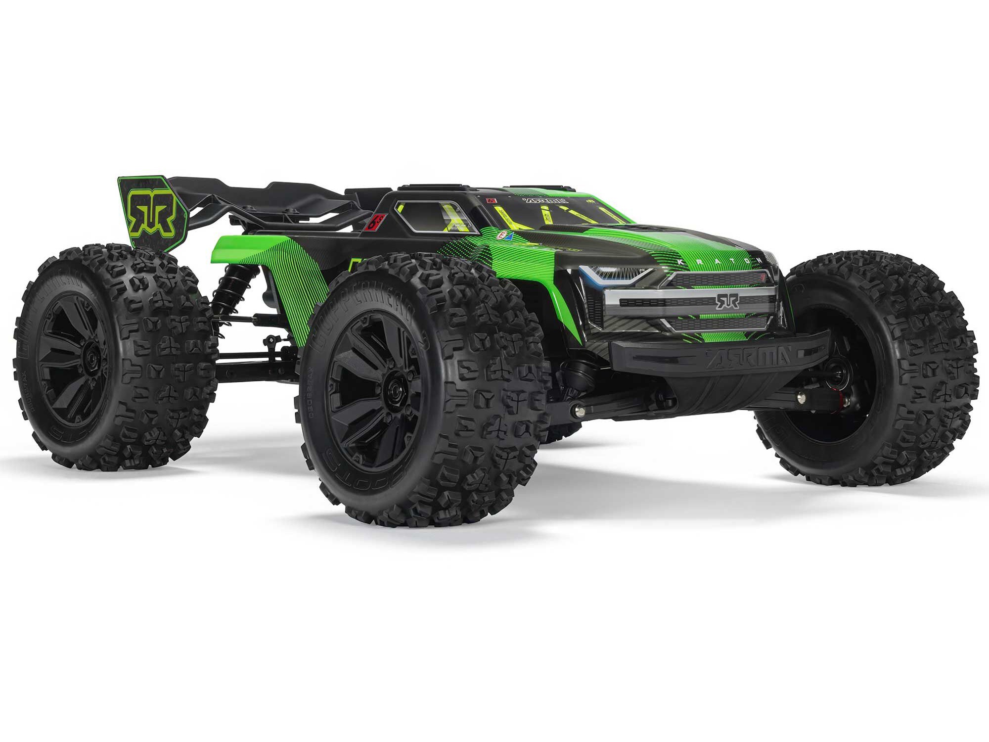 1/8 KRATON 6S V6 4X4 BLX Speed Monster Truck RTR Green/Black-4