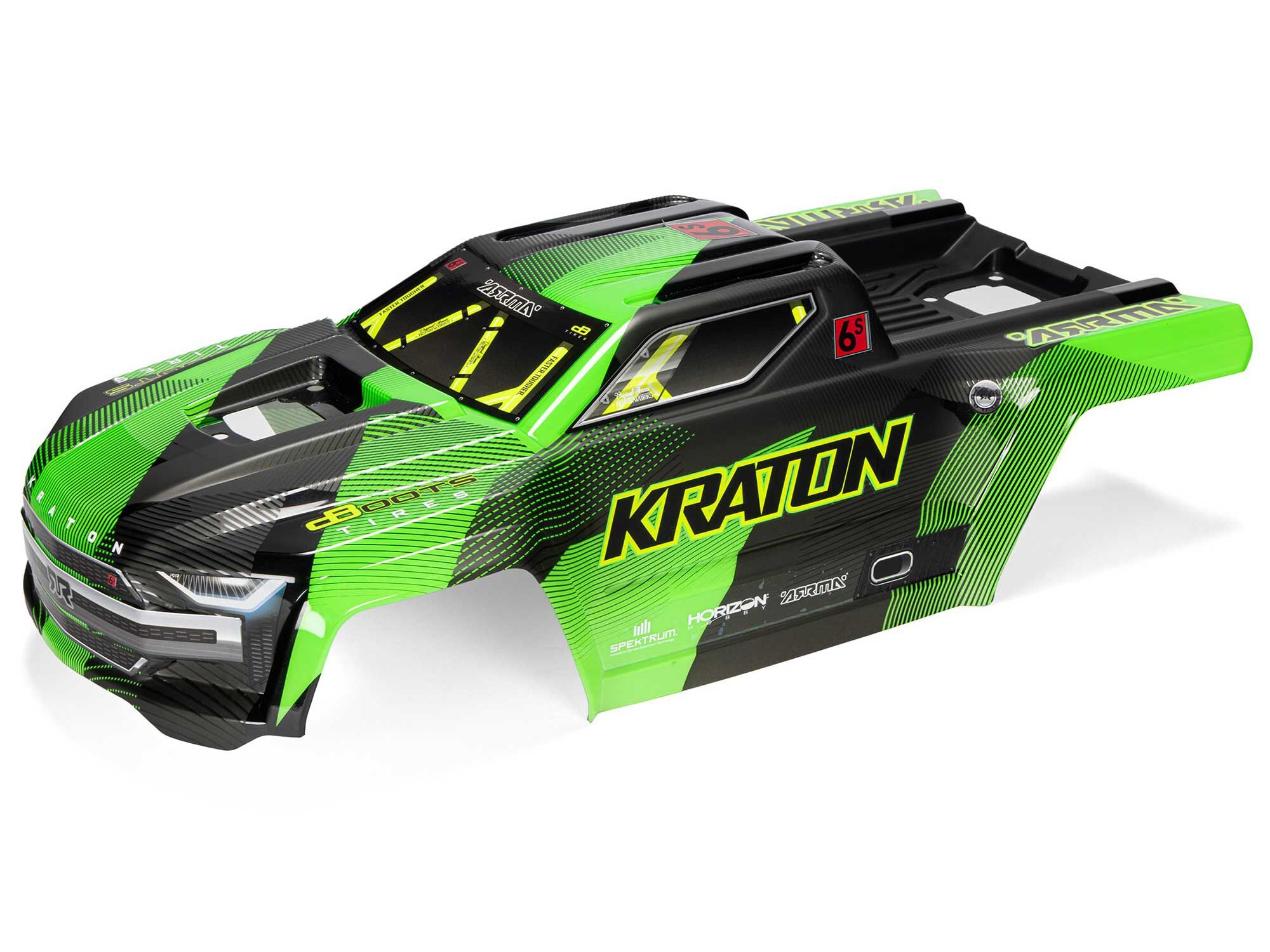 1/8 KRATON 6S V6 4X4 BLX Speed Monster Truck RTR Green/Black-13