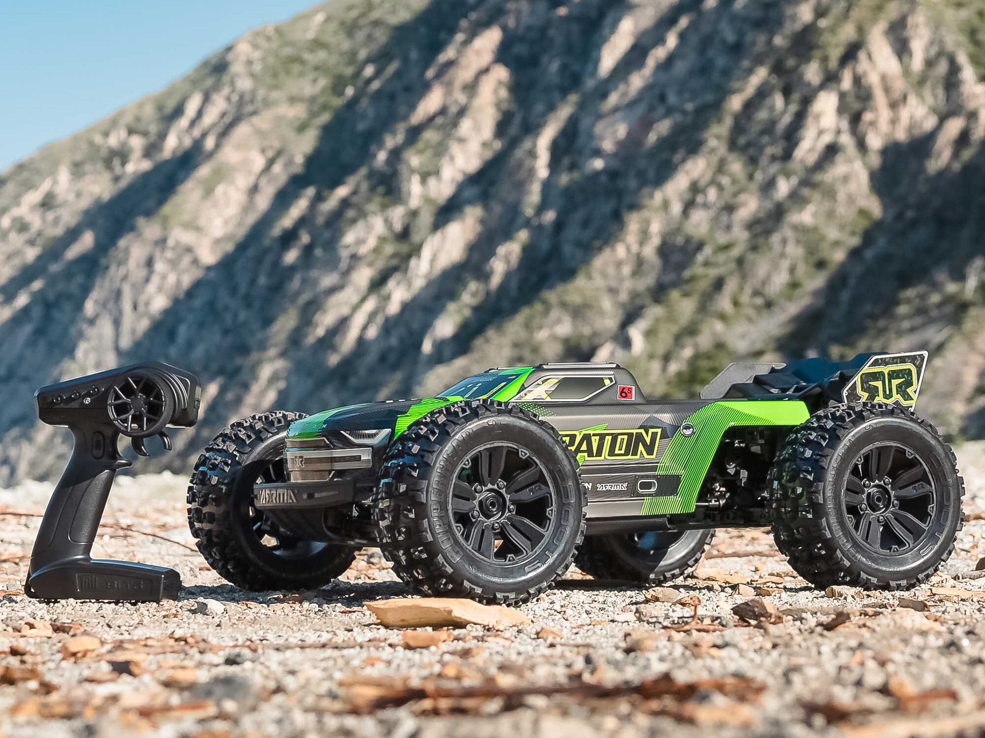 1/8 KRATON 6S V6 4X4 BLX Speed Monster Truck RTR Green/Black-18