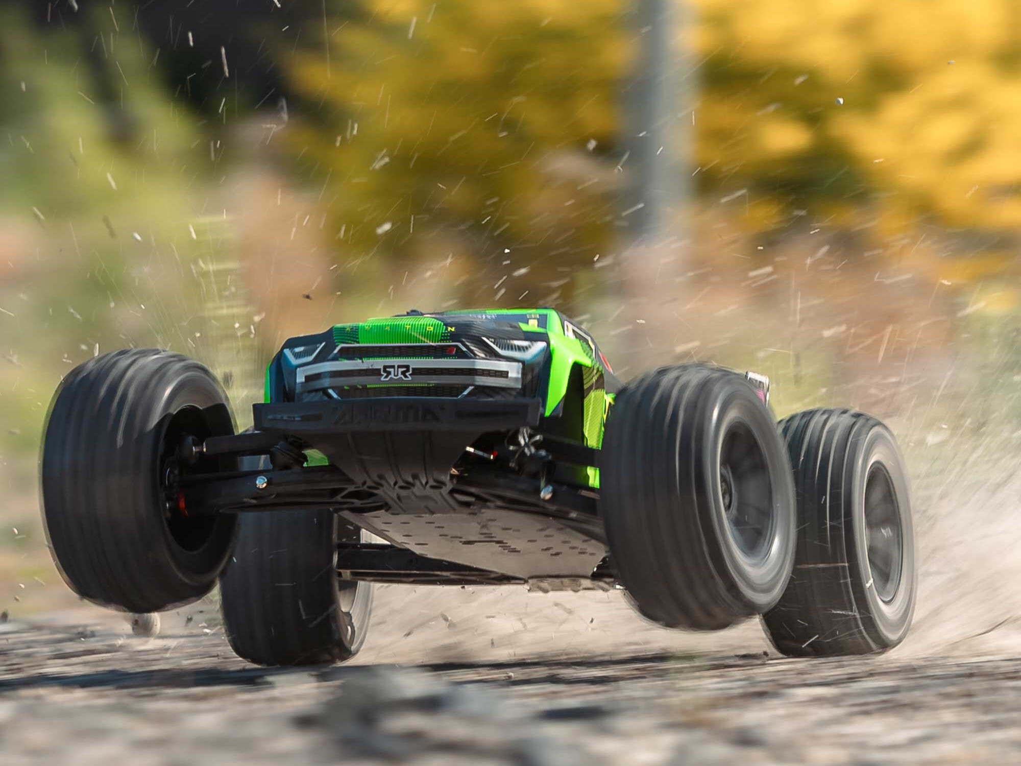1/8 KRATON 6S V6 4X4 BLX Speed Monster Truck RTR Green/Black-26