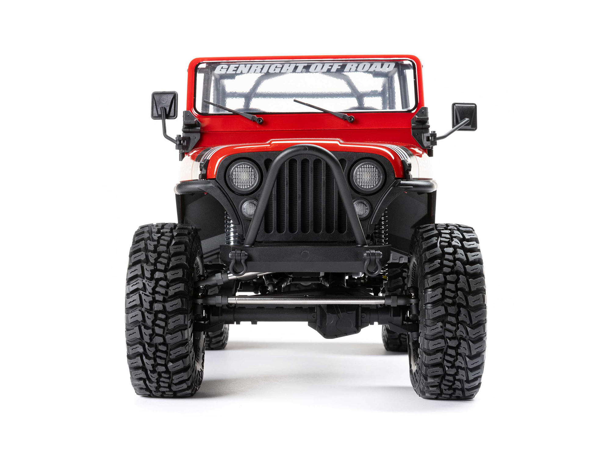 1/10 SCX10 III Jeep CJ-7 4X4 RTR Rock Crawler, Red-5