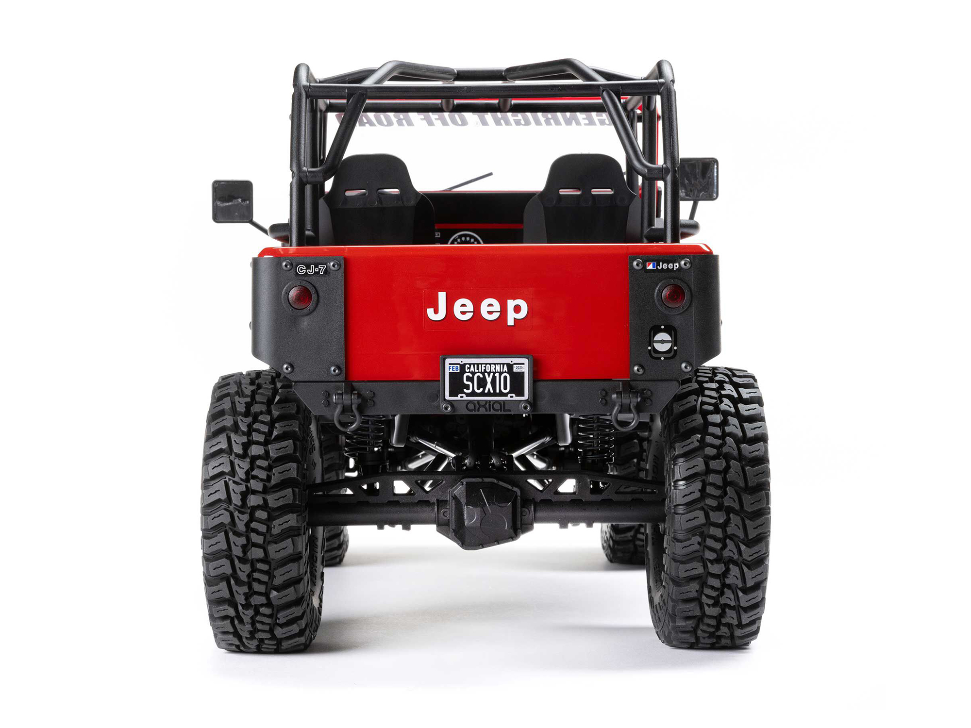 1/10 SCX10 III Jeep CJ-7 4X4 RTR Rock Crawler, Red-7