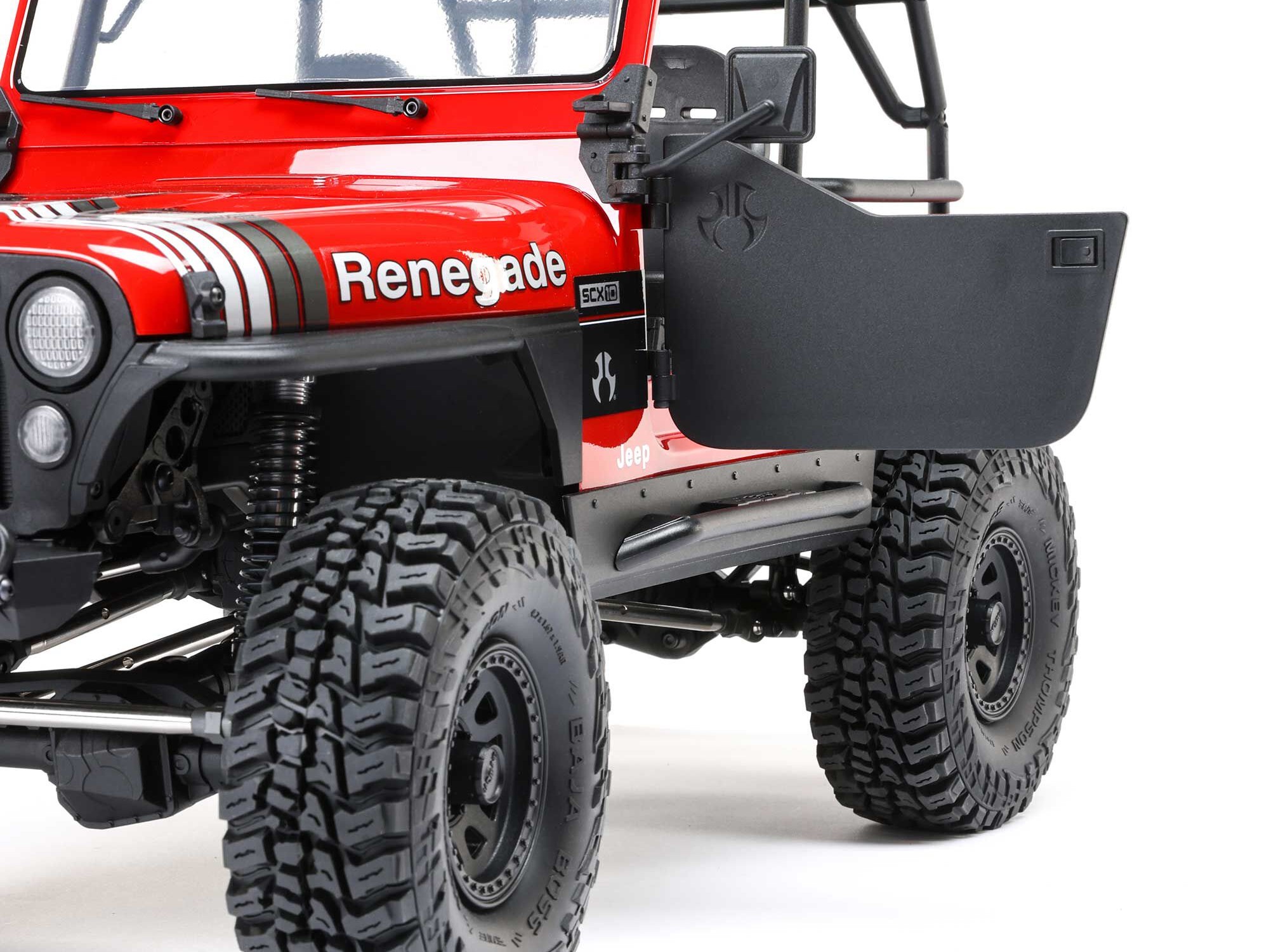 1/10 SCX10 III Jeep CJ-7 4X4 RTR Rock Crawler, Red-13