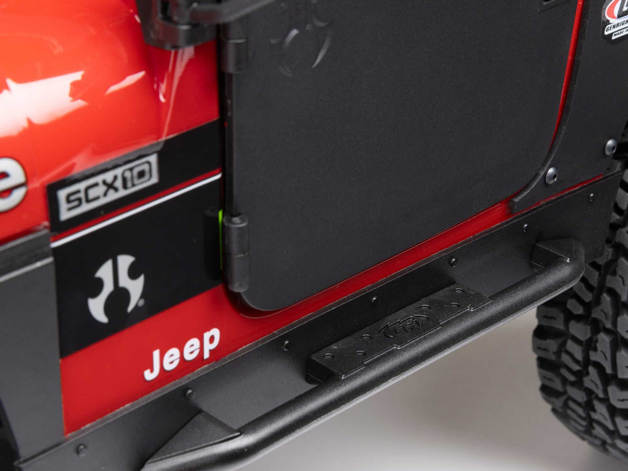 1/10 SCX10 III Jeep CJ-7 4X4 RTR Rock Crawler, Red-17