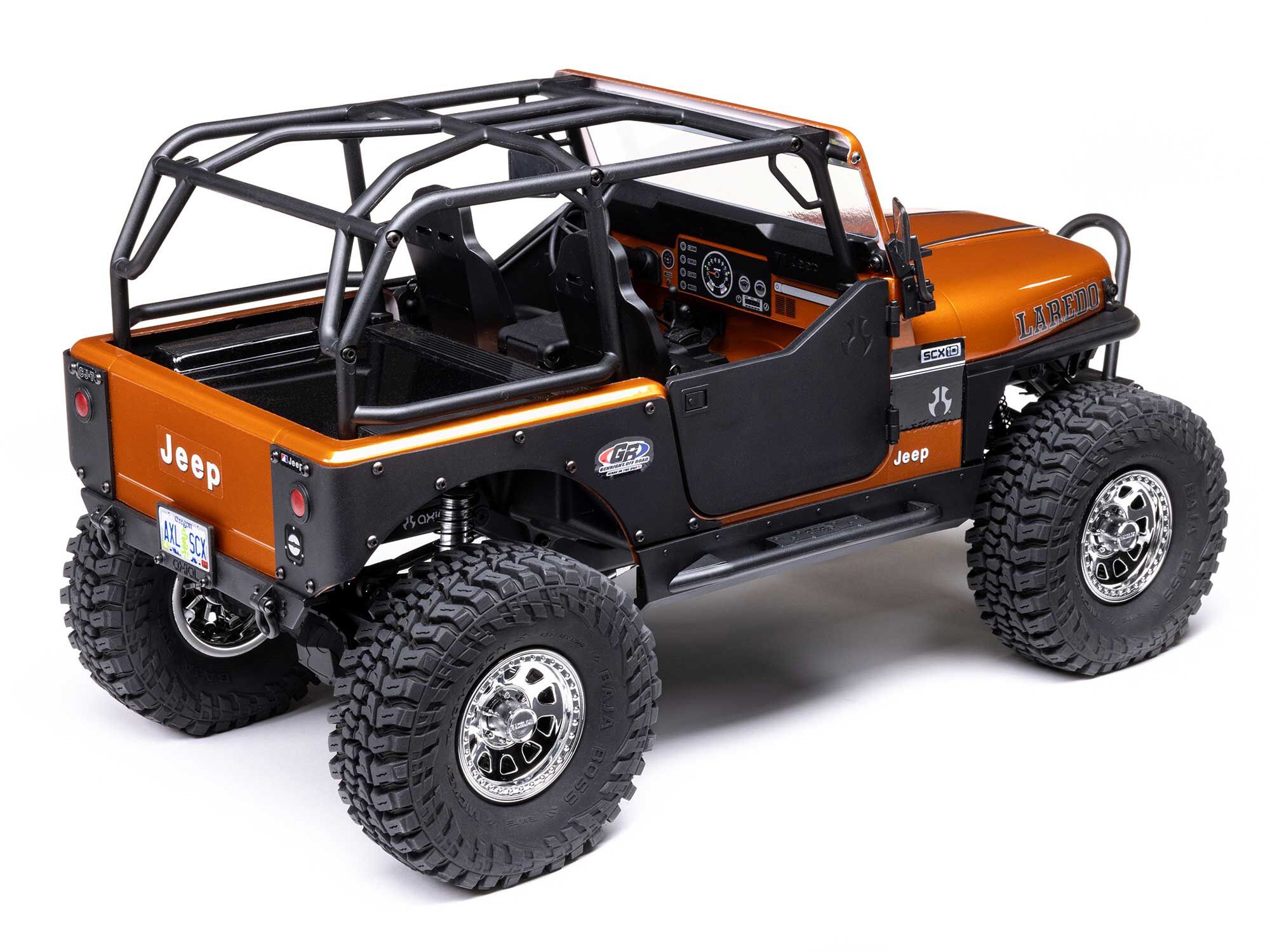 1/10 SCX10 III Jeep CJ-7 4X4 RTR Rock Crawler, Copper-4