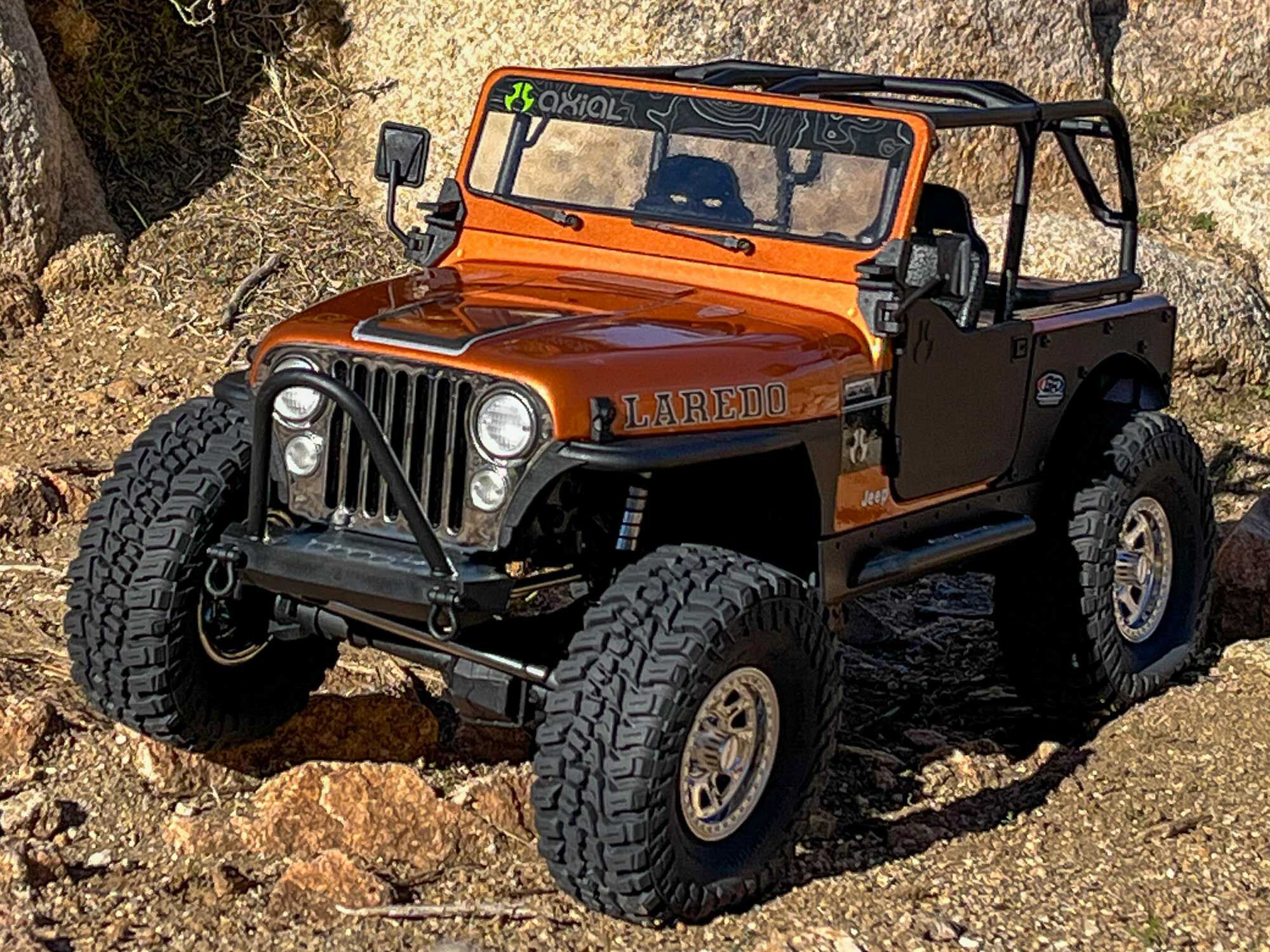 1/10 SCX10 III Jeep CJ-7 4X4 RTR Rock Crawler, Copper-19