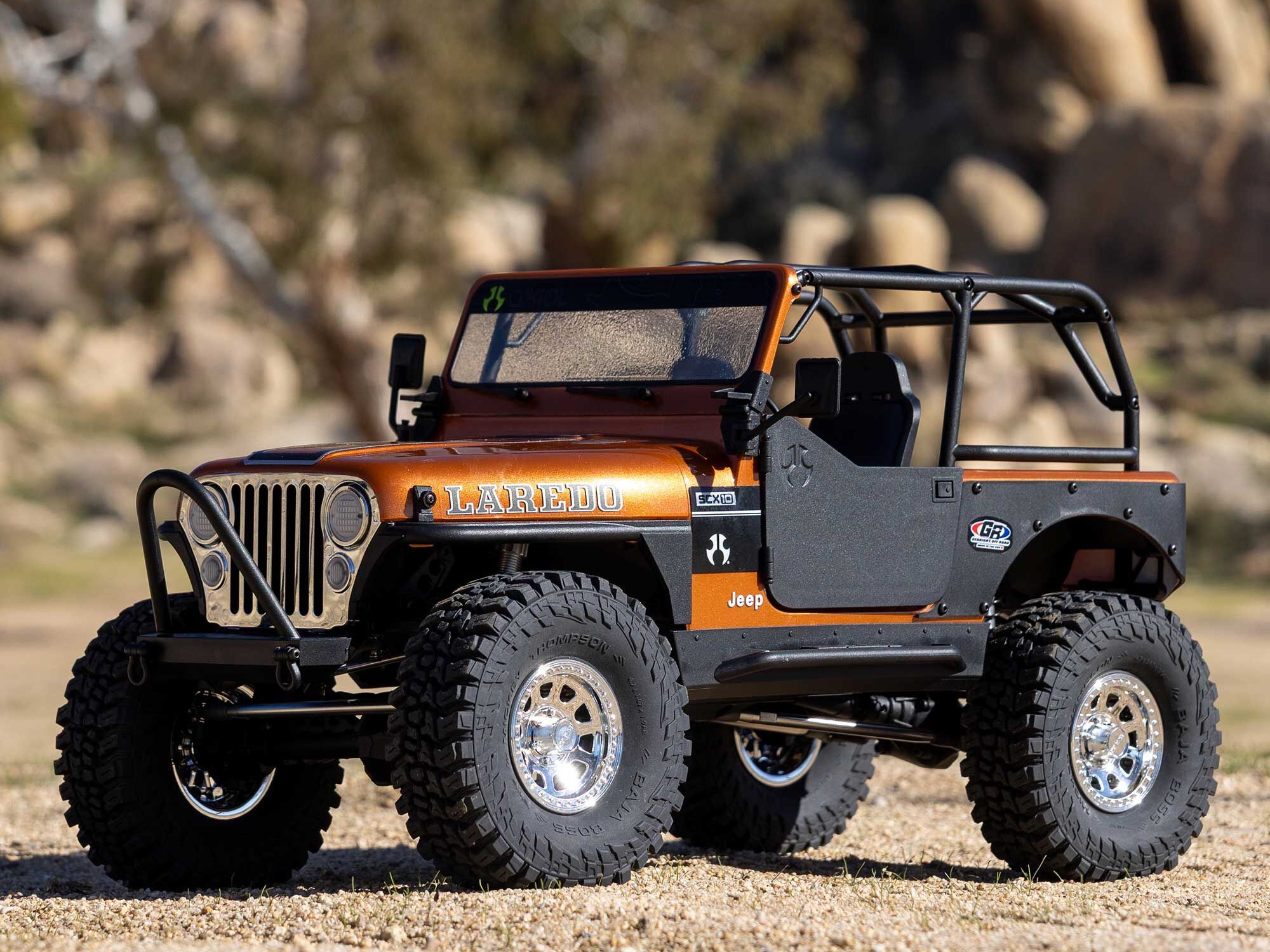 1/10 SCX10 III Jeep CJ-7 4X4 RTR Rock Crawler, Copper-21
