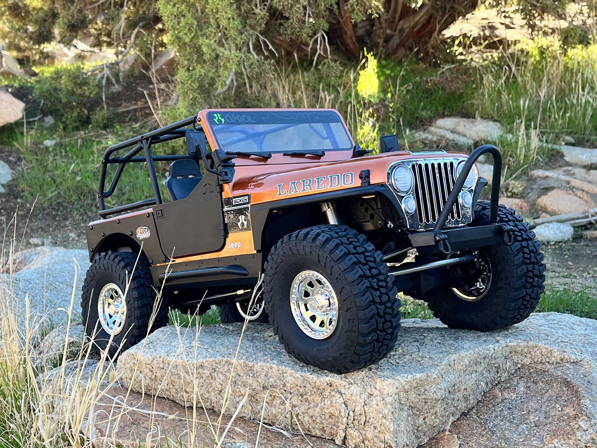 1/10 SCX10 III Jeep CJ-7 4X4 RTR Rock Crawler, Copper-23