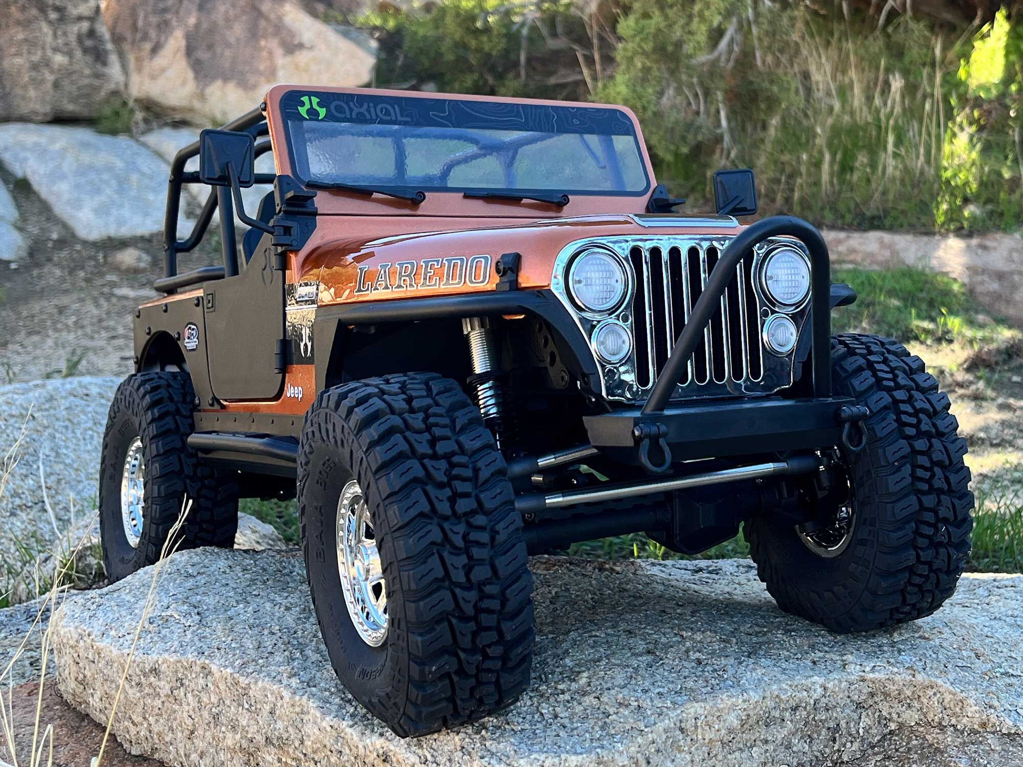 1/10 SCX10 III Jeep CJ-7 4X4 RTR Rock Crawler, Copper-24