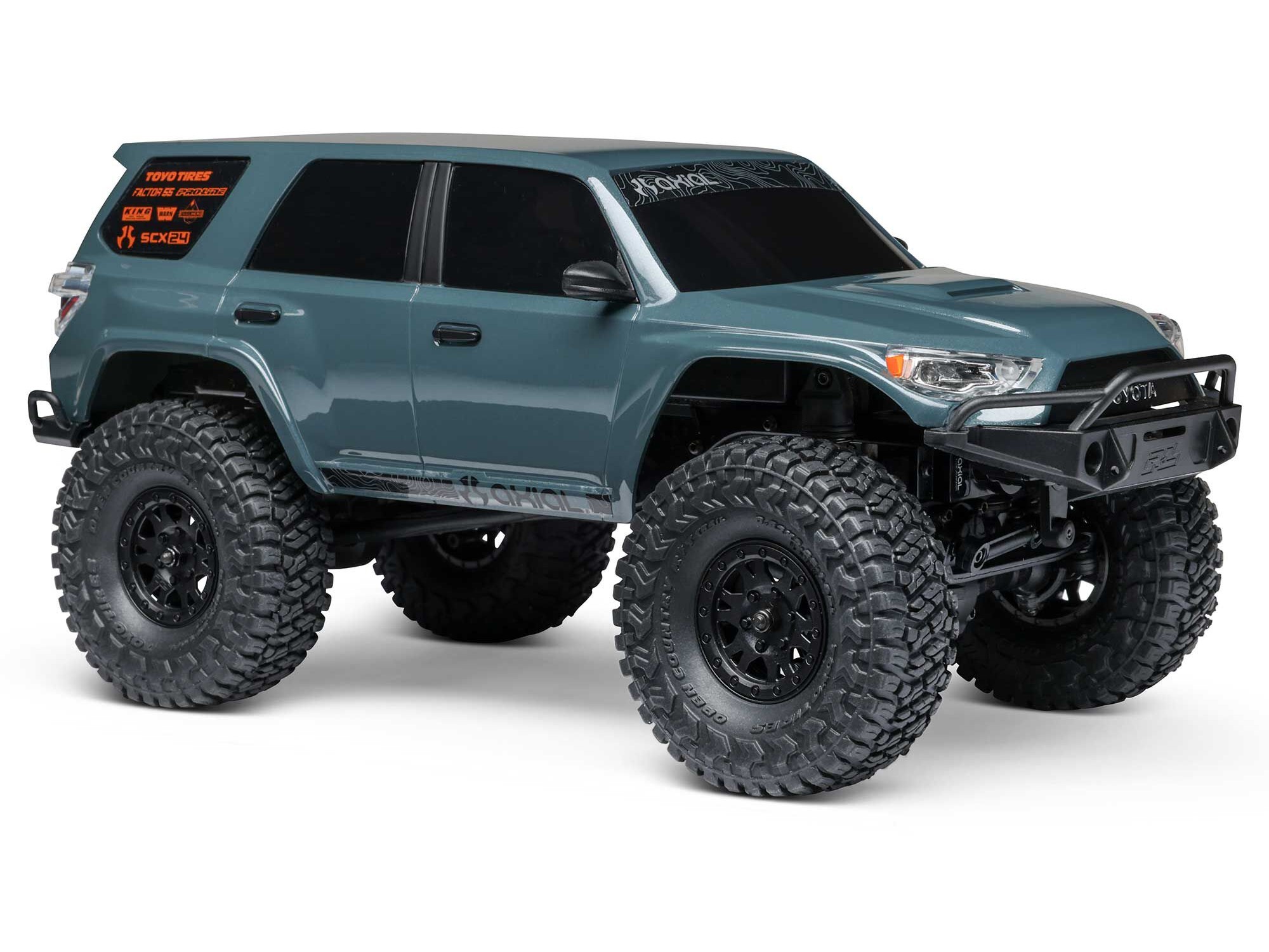 Axial 1/24 SCX24 Toyota 4Runner 4x4 RTR Brushed Rock Crawler - Grey-19