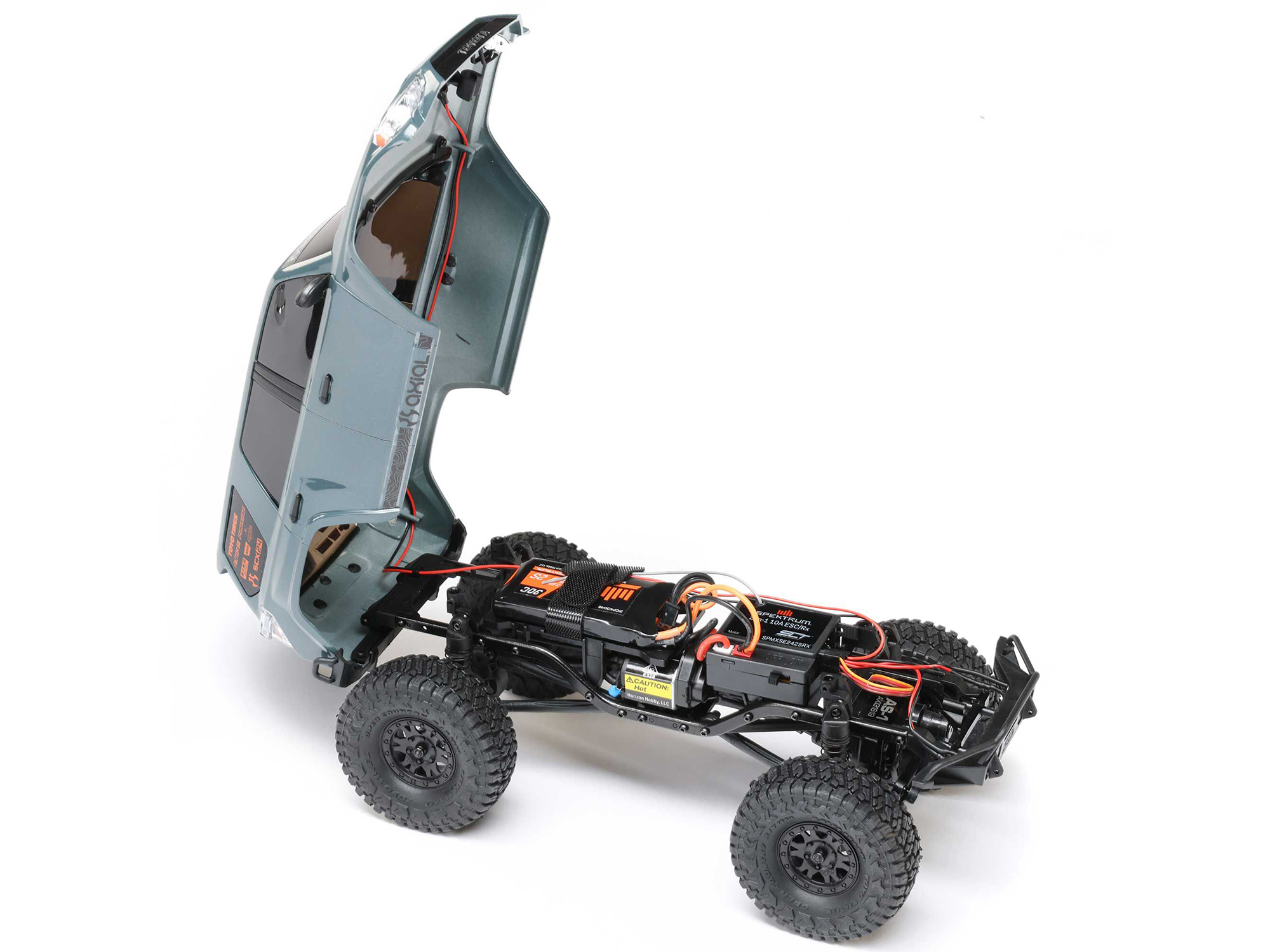 Axial 1/24 SCX24 Toyota 4Runner 4x4 RTR Brushed Rock Crawler - Grey-20