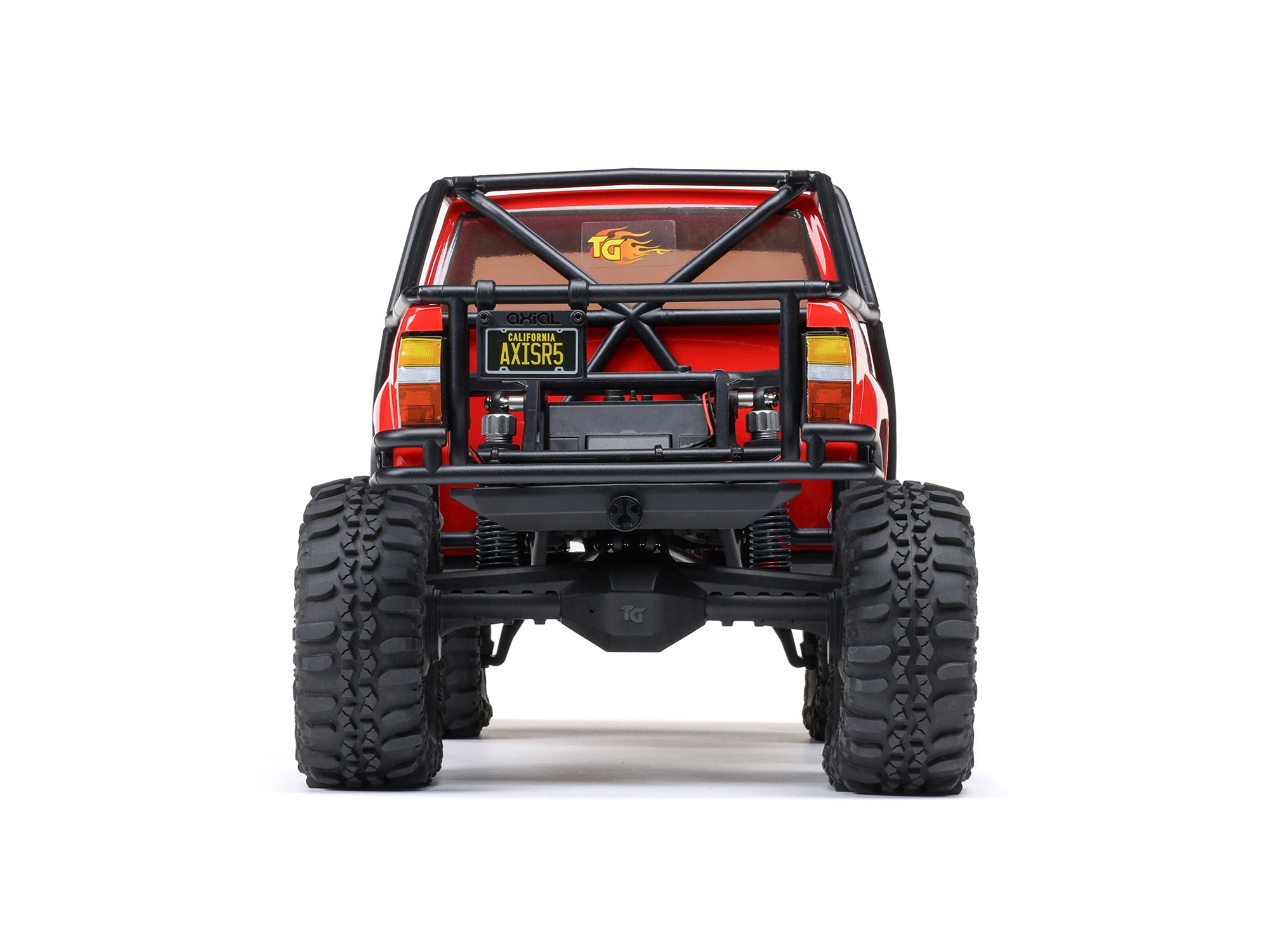 1/10 SCX10 III 1987 Toyota SR5 4X4 RTR Brushed Rock Crawler - Red-9