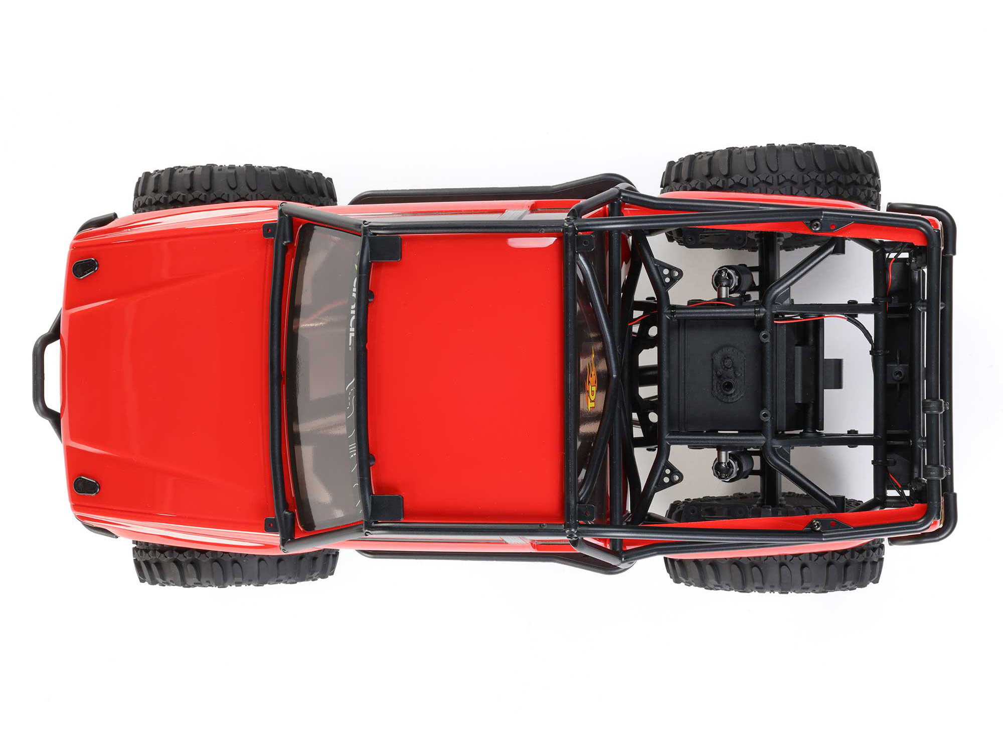 1/10 SCX10 III 1987 Toyota SR5 4X4 RTR Brushed Rock Crawler - Red-11