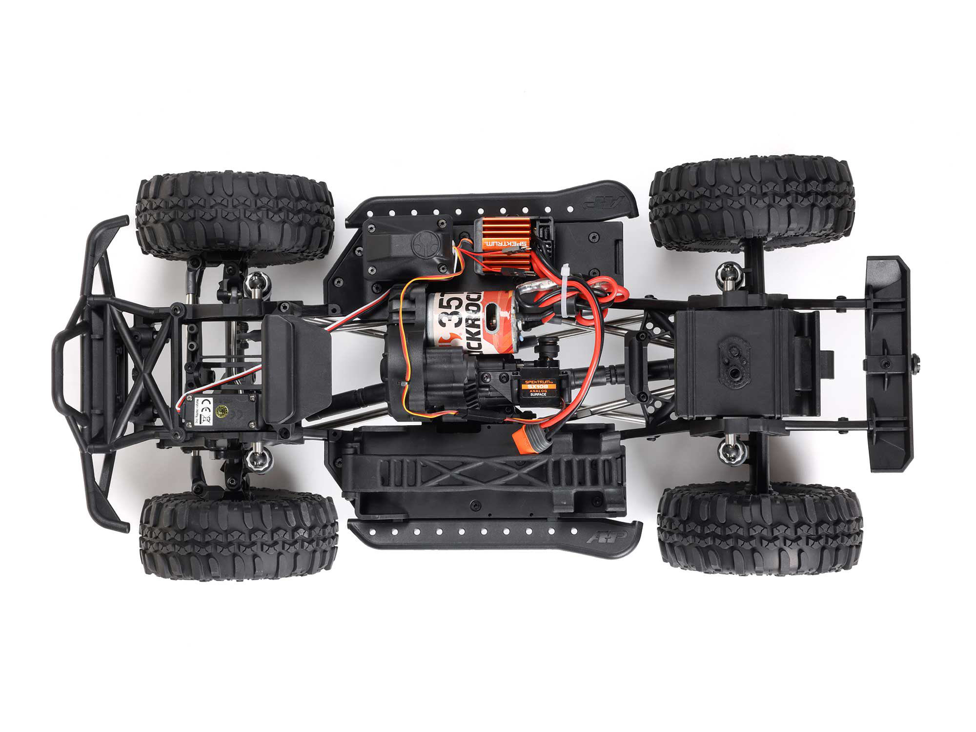 1/10 SCX10 III 1987 Toyota SR5 4X4 RTR Brushed Rock Crawler - Red-12