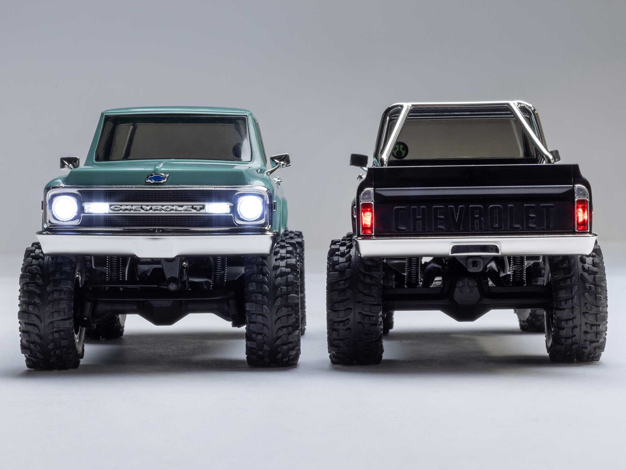 1/30 SCX30 Chevrolet K10 4X4 RTR Rock Crawler Green-14