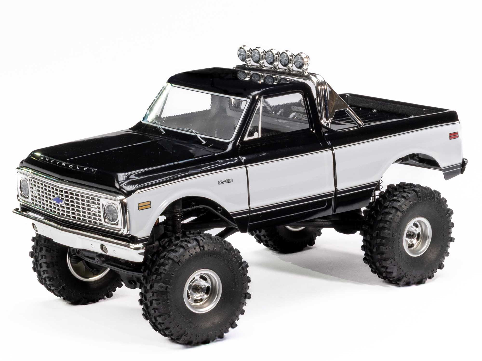 1/24 SCX24 1971 Chevrolet C10 4WD Truck RTR, Black-4
