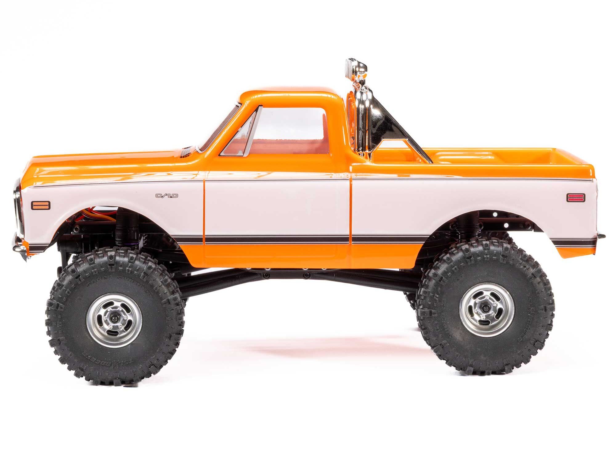 1/24 SCX24 1971 Chevrolet C10 4WD Truck RTR, Orange-7