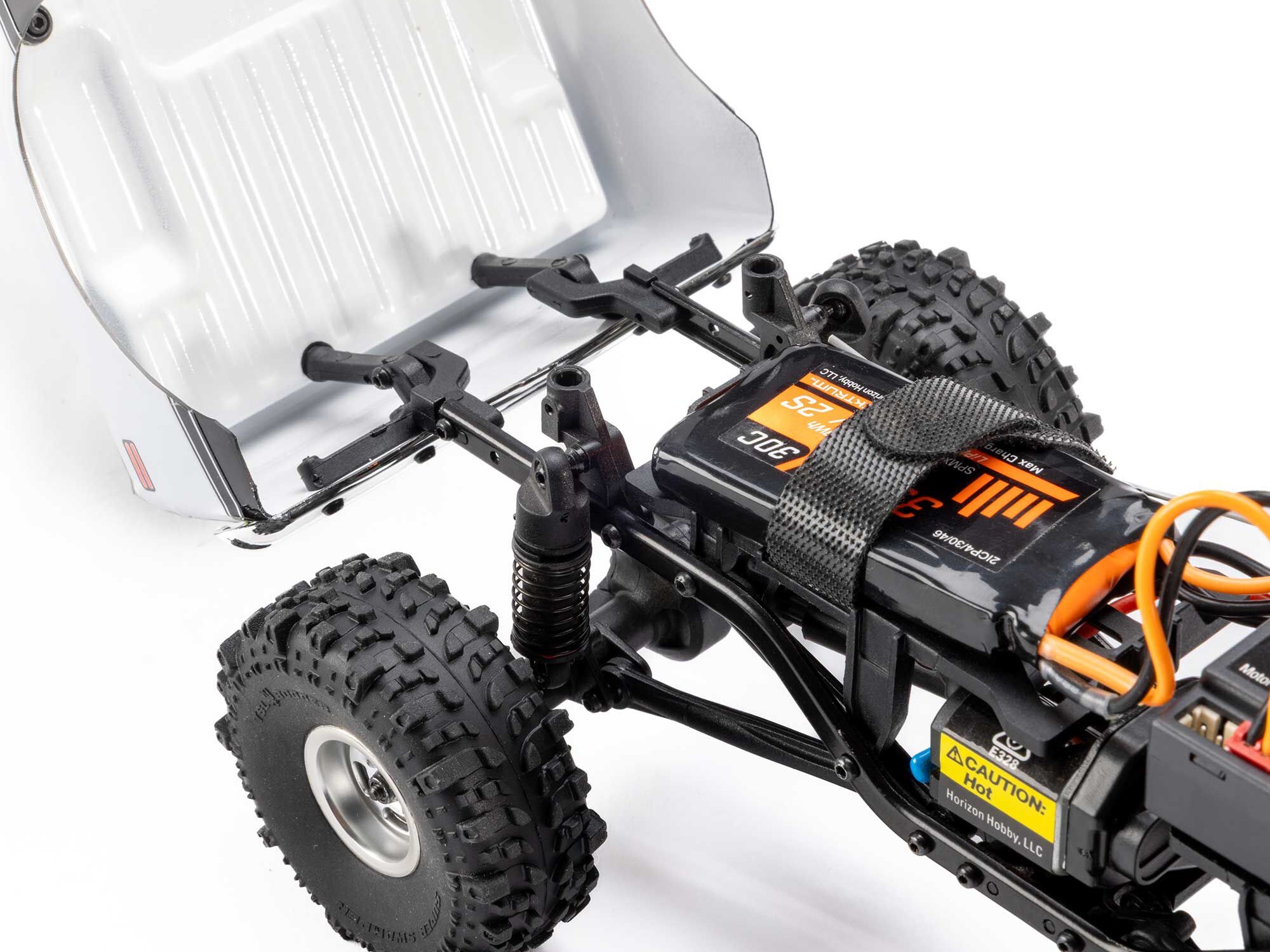 1/24 SCX24 1971 Chevrolet C10 4WD Truck RTR, Orange-13