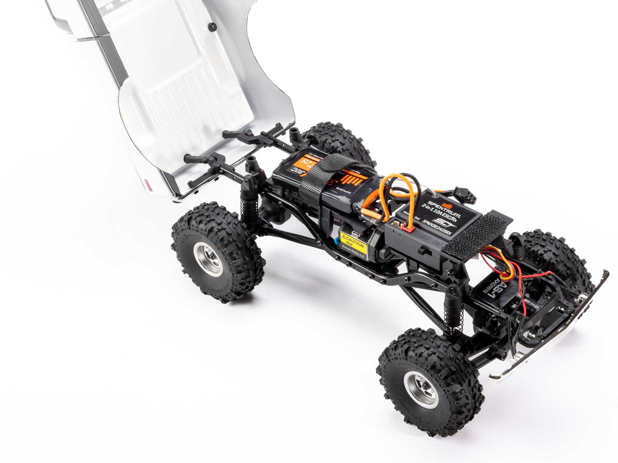 1/24 SCX24 1971 Chevrolet C10 4WD Truck RTR, Orange-14