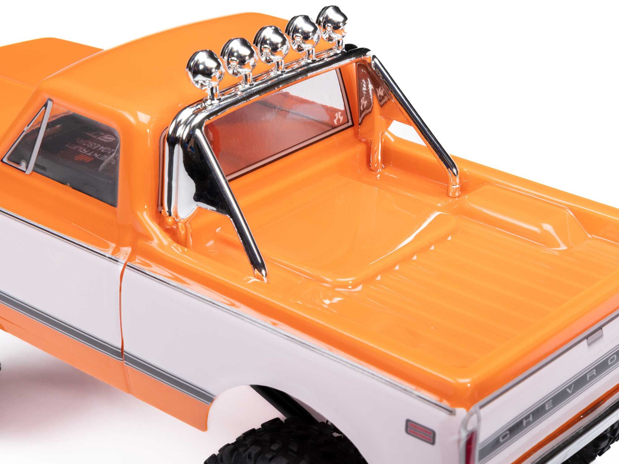 1/24 SCX24 1971 Chevrolet C10 4WD Truck RTR, Orange-18