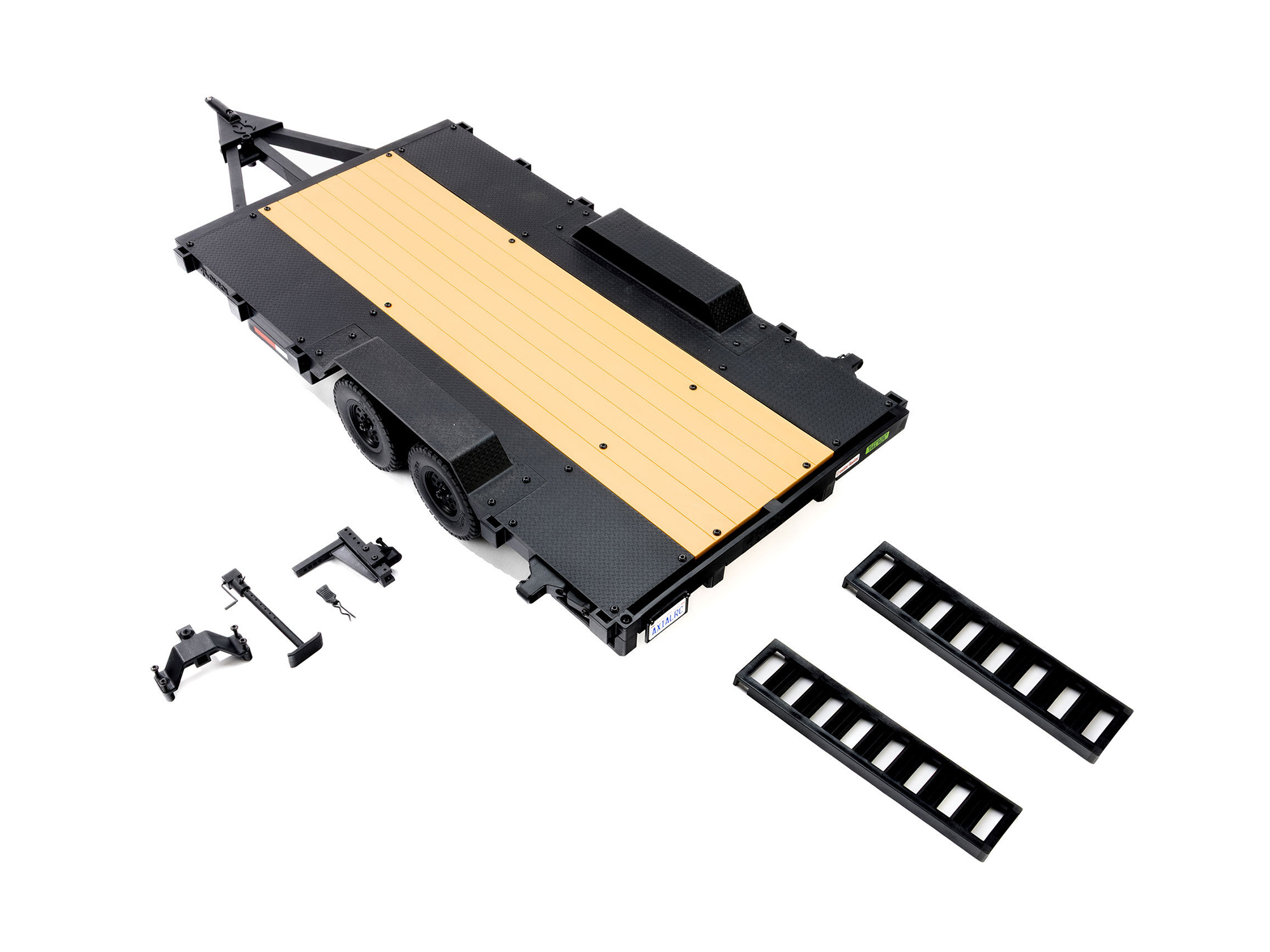 1/10 SCX10 Flat Bed Vehicle Trailer-12