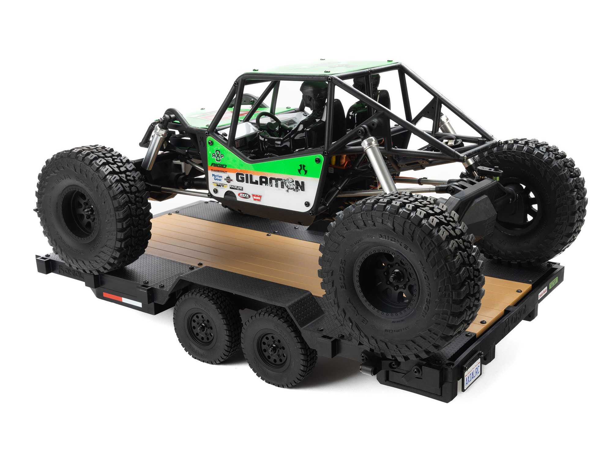 1/10 SCX10 Flat Bed Vehicle Trailer-15