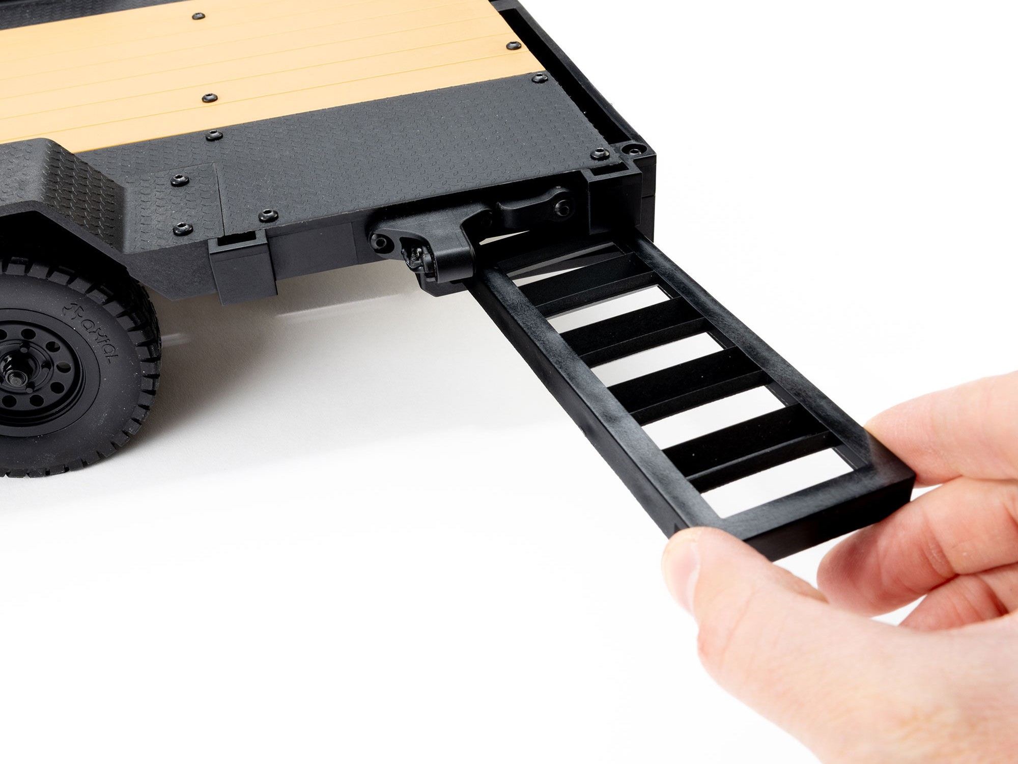 1/10 SCX10 Flat Bed Vehicle Trailer-25