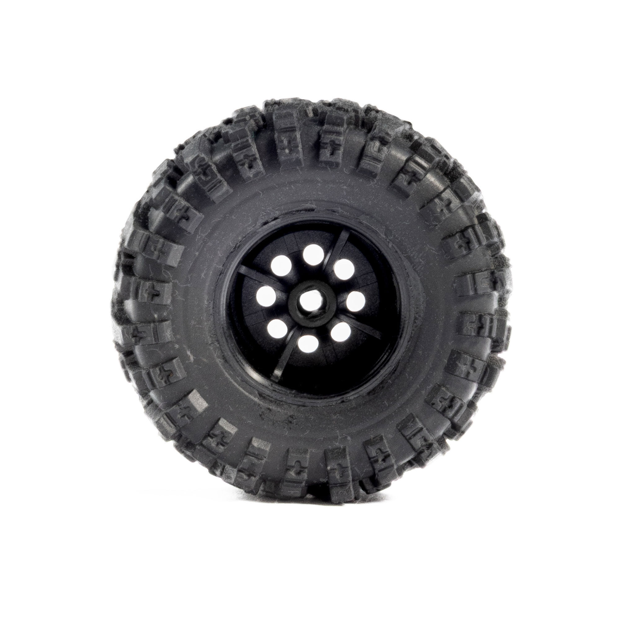 1/30 Baja Pro X Front/Rear Mounted Chrome Beast Tires (4): A-4