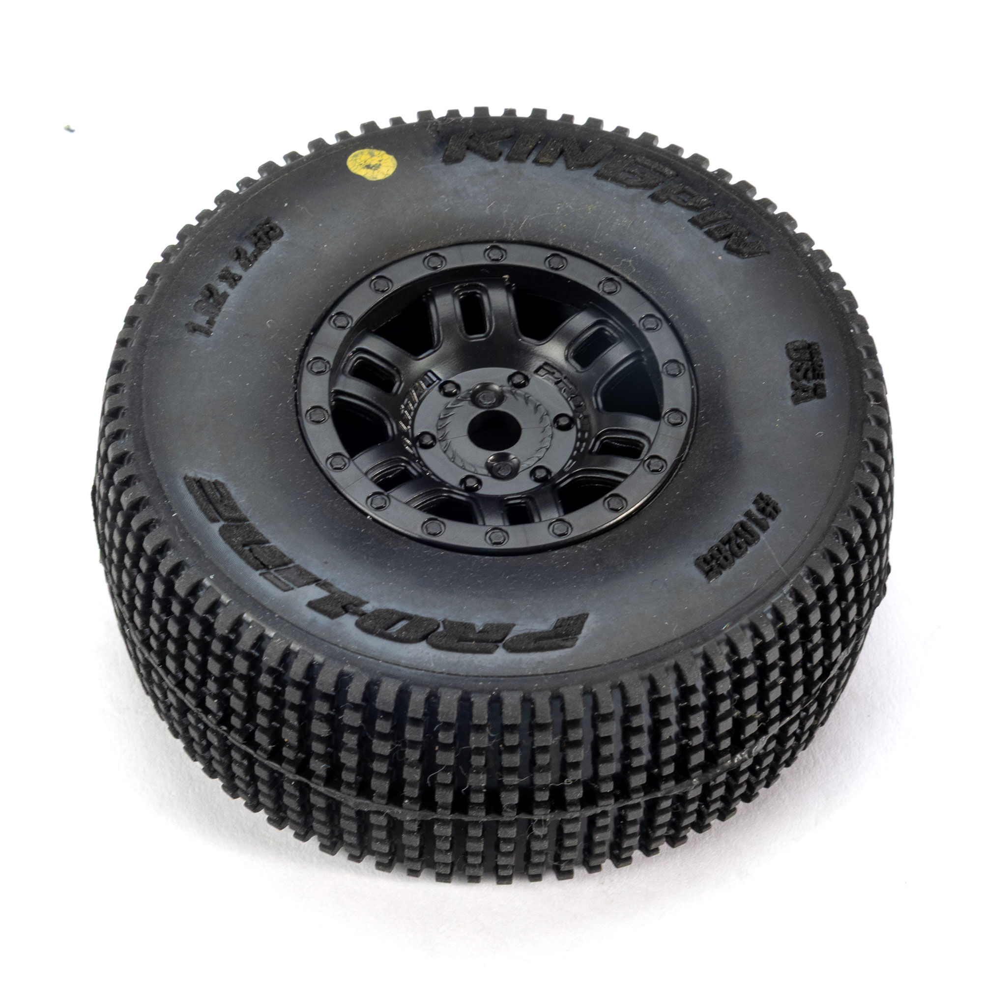 1/16 King Pin Front/Rear Tires MTD 12mm Black Split Six (4):-4