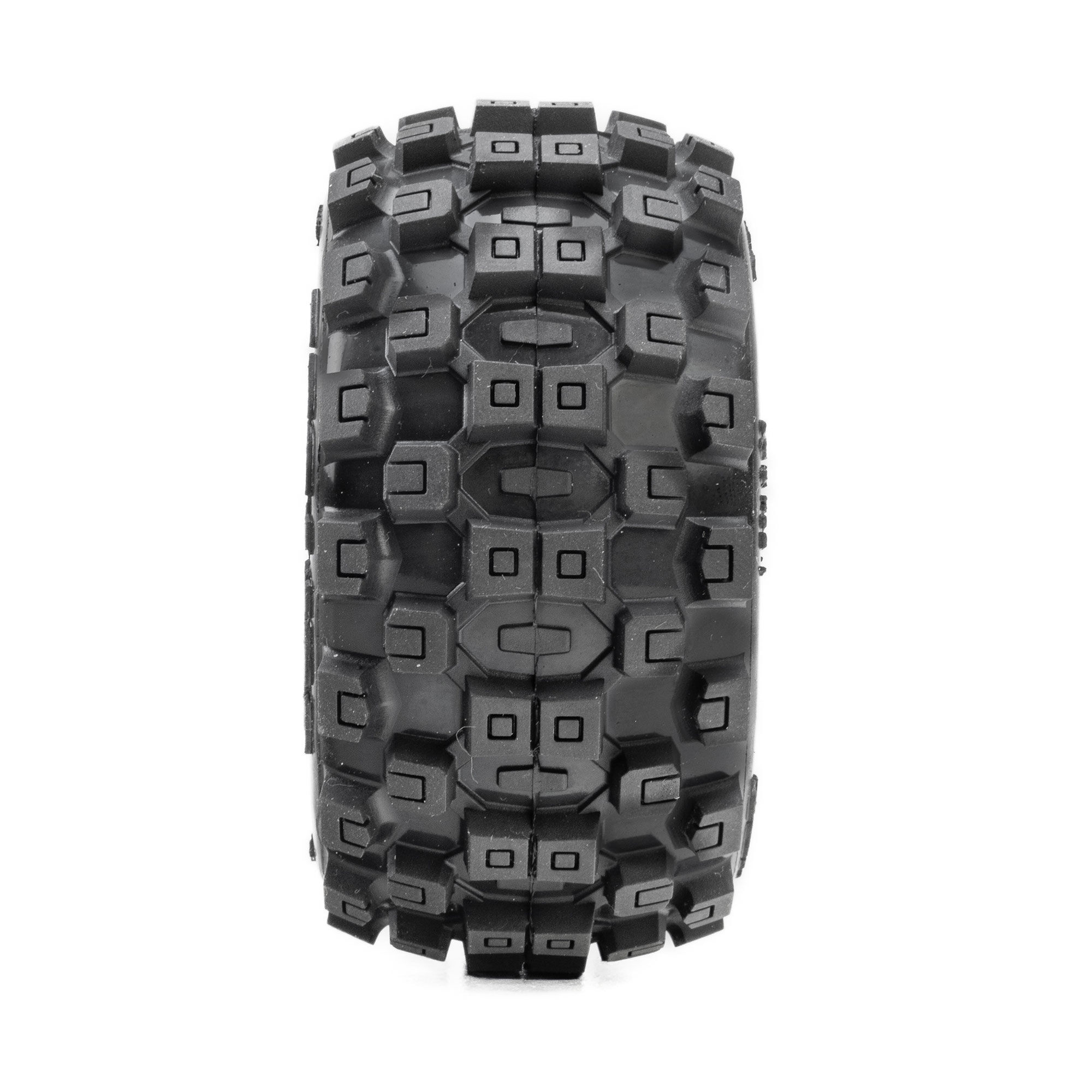 Badlands Front/Rear Tires MTD 12mm Black Split Six (2): ARRM-5