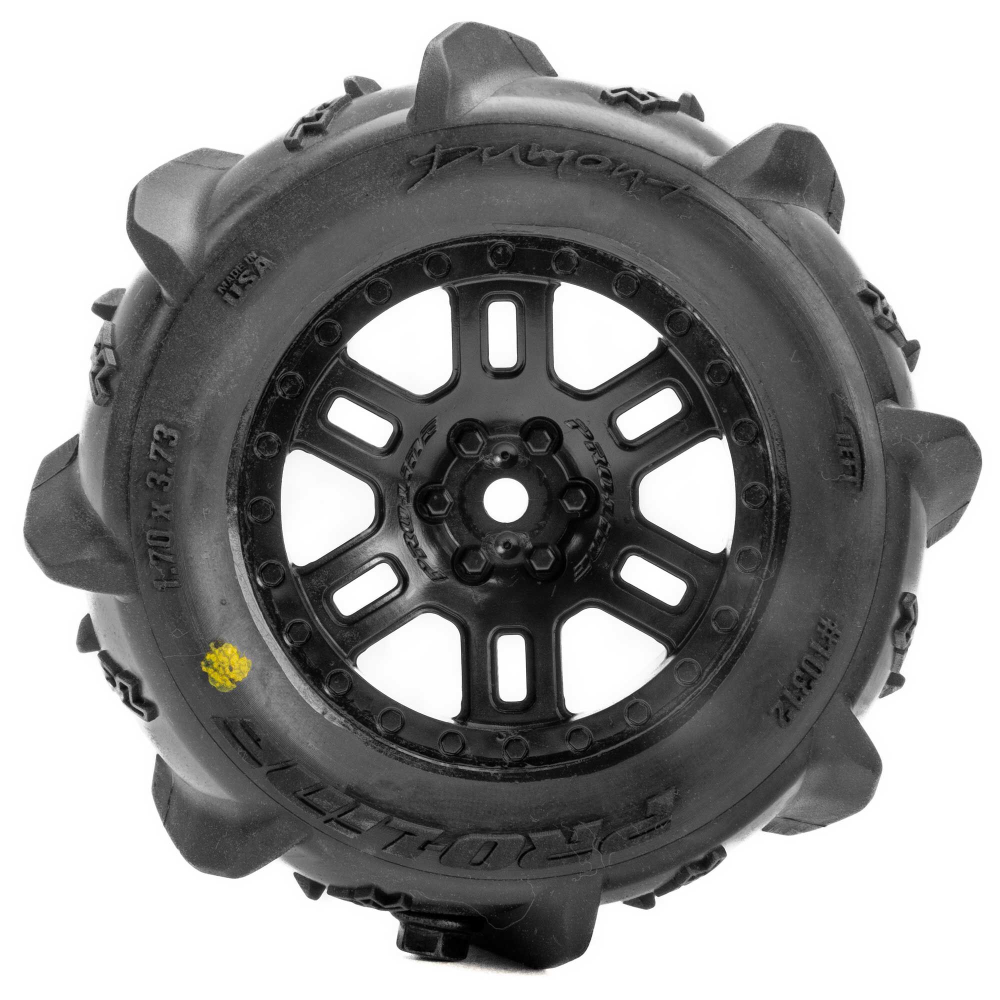 1/16 Dumont F/R MT Tires Black Split Six (2): ARRMA MINI KRA-5