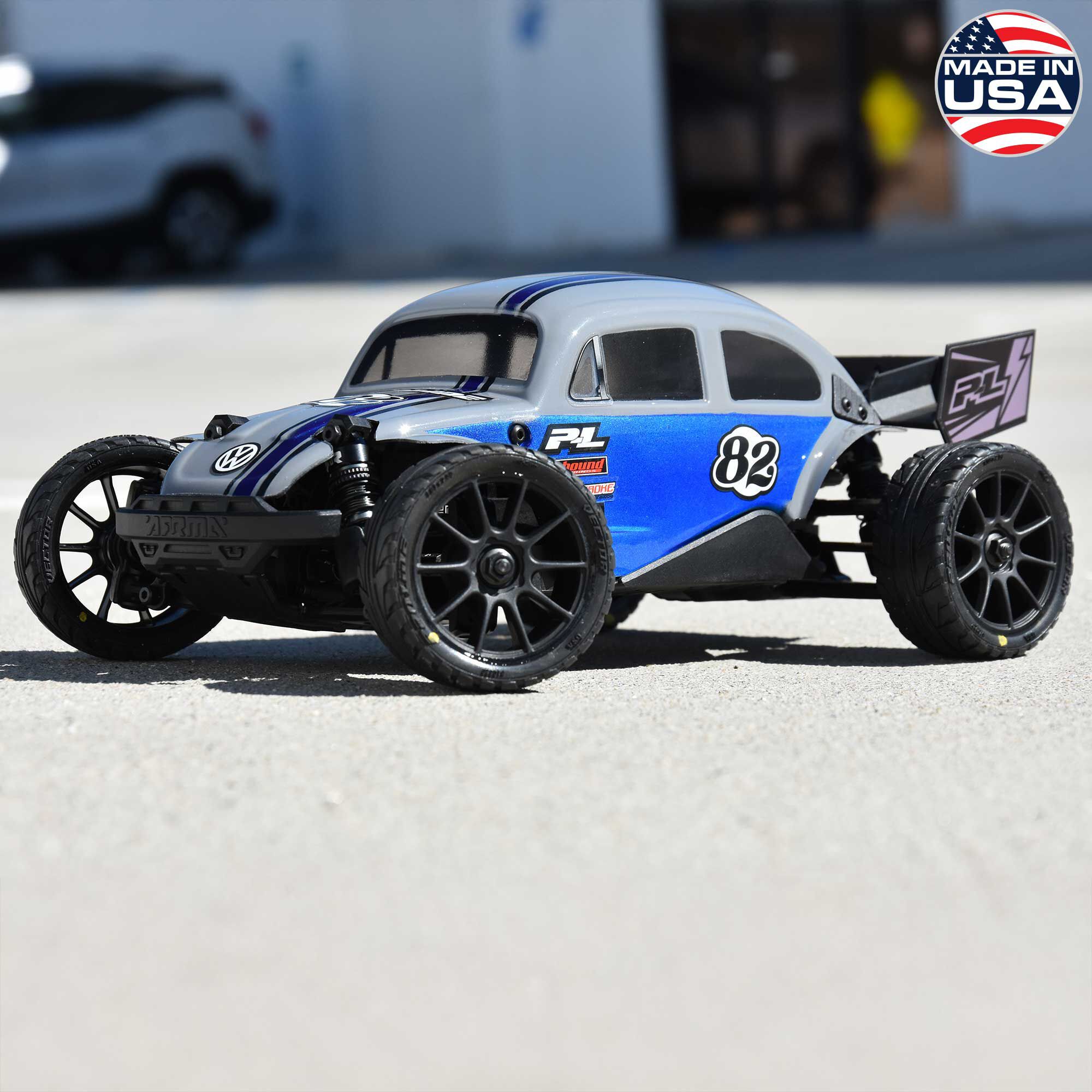 1/14 Vector Tire MTD 12mm Black Velocity Wheel (4): ARRMA TY-8