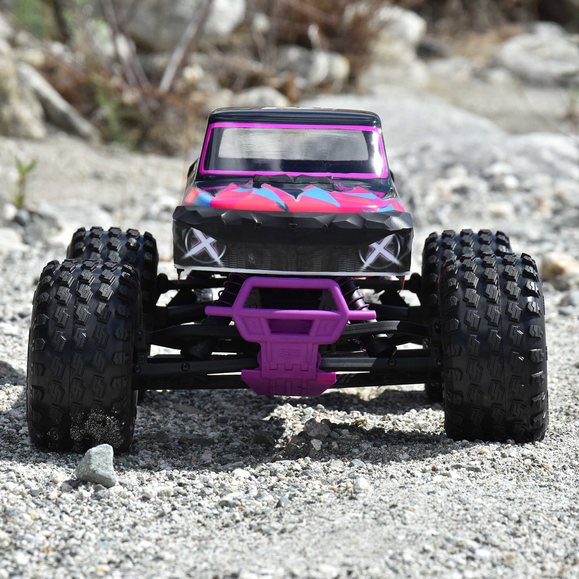 1/10 Dirt Hawg 2.0 F/R 2.6" MT Tires Mounted ARRMA Stock Whe-7